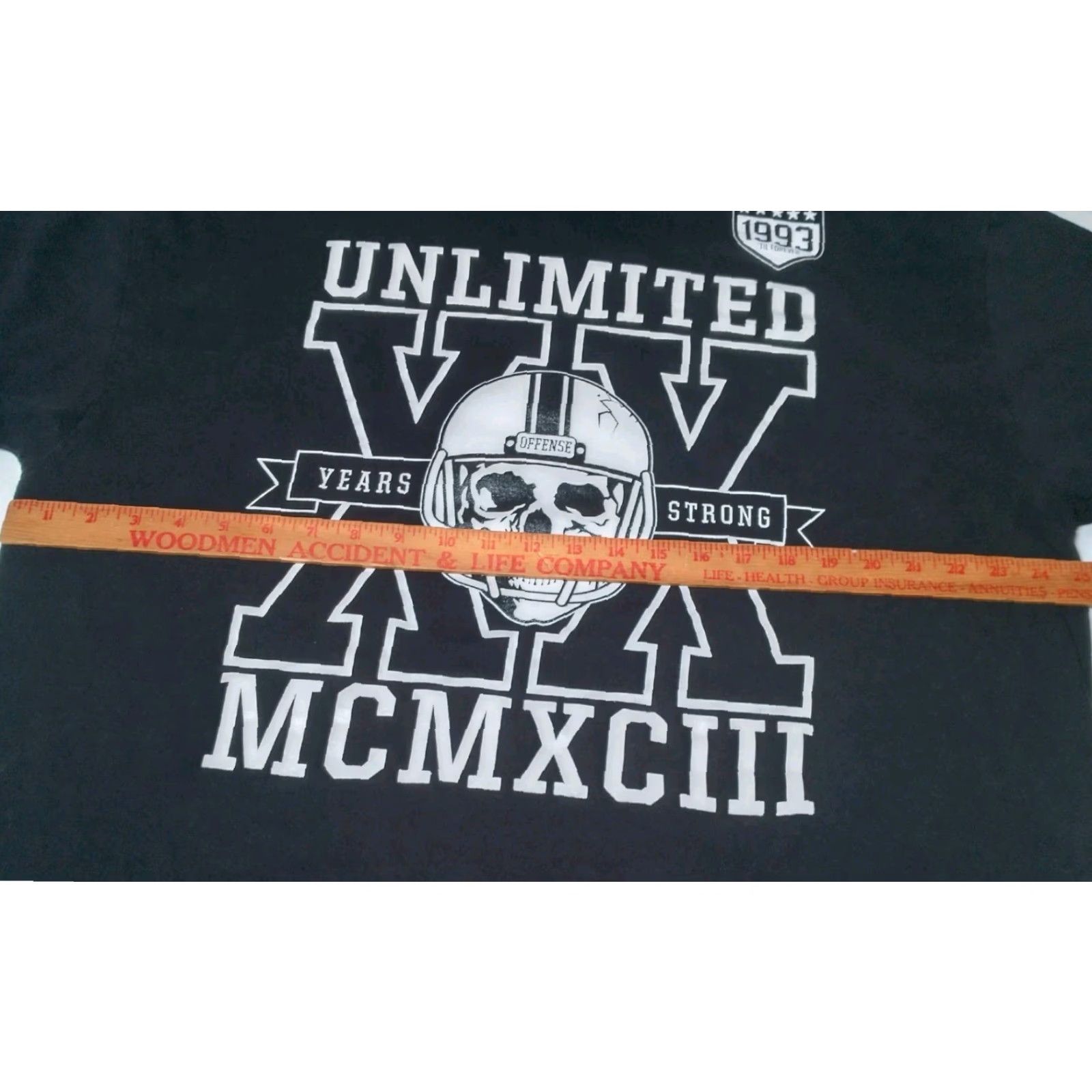 Ecko Unltd. VINTAGE ECKO UNLTD T-Shirt 2XL Black Skull Football Helmet Graphic Streetwear Mens Size US XXL / EU 58 / 5 - 6 Thumbnail