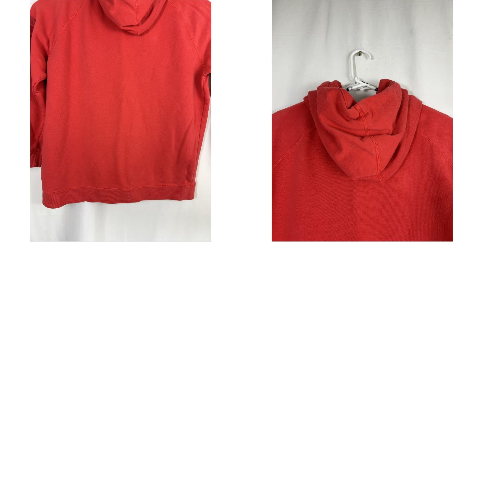 Nike Nike Mens XL Red Full Zip Hoodie Just Do It Spellout Hoodie Size US XL / EU 56 / 4 - 9 Thumbnail