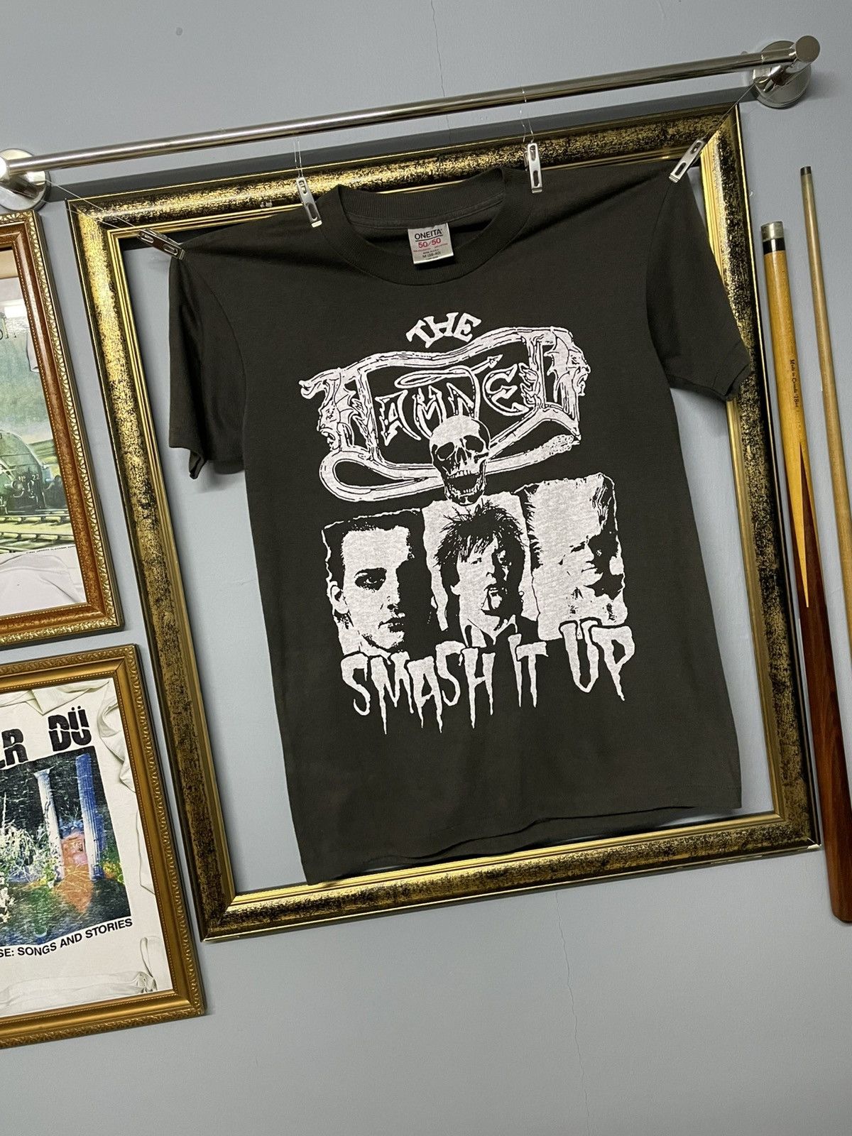 Vintage Vintage 90s The Damned Smash It Up Og Punk Sunfaded Tshirt Size US M / EU 48-50 / 2 - 2 Thumbnail