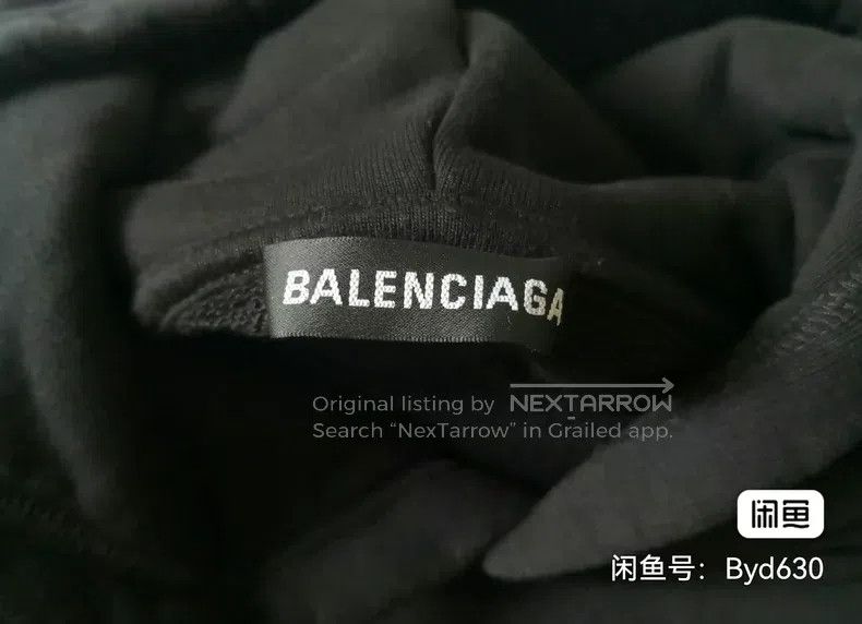 Balenciaga Balenciaga Hoodie Sweatshirt Jacket, Size L Size US L / EU 52-54 / 3 - 3 Thumbnail