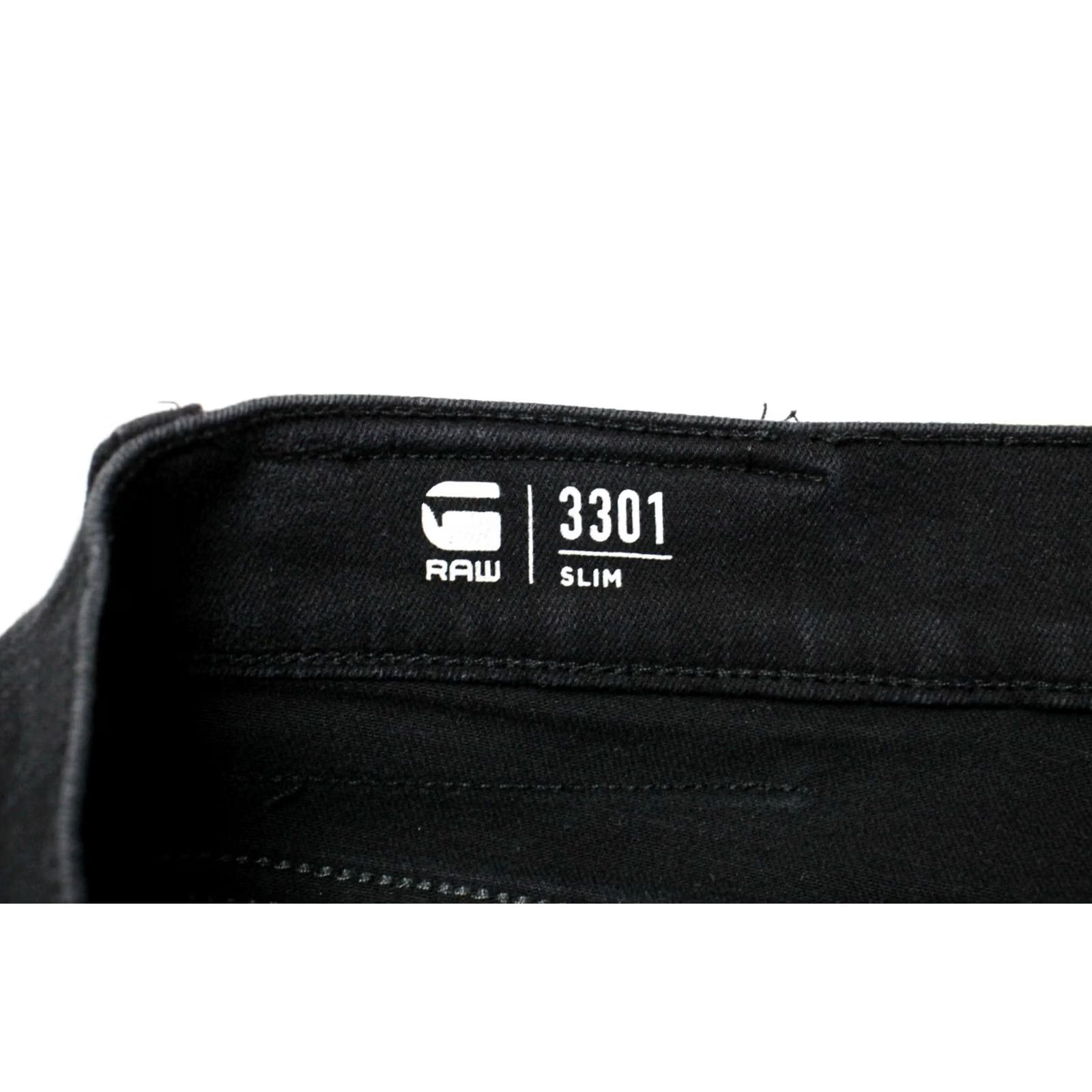 G-Star G-STAR 3301 Slim Jeans Men's W31/L34 Black Denim Button Fly Stretch Pockets Jeans Mens W31/L34 Black Denim Button Fly Stretch Pockets Size US 31 - 6 Thumbnail