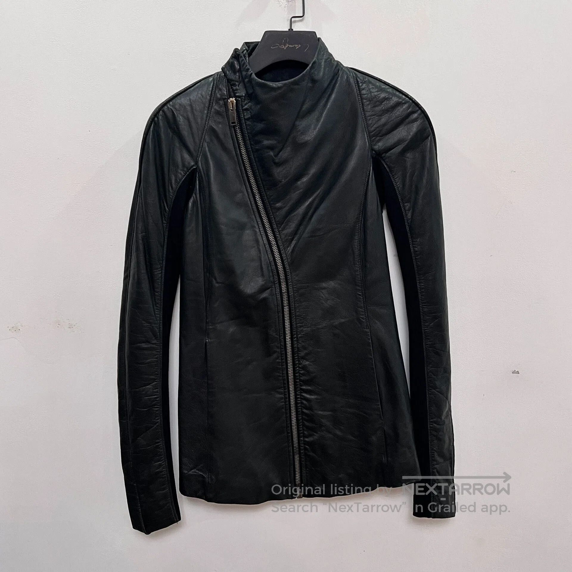 Rick Owens Black Rick Owens Leather Jacket. Size S / US 4 / IT 40 - 1 Thumbnail