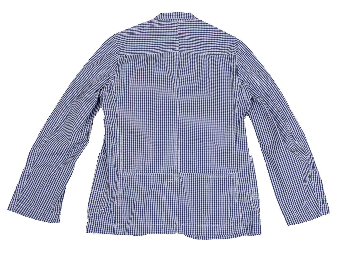 Junya Watanabe Double Button Check Shirt Jacket in Blue and White, Size S Size US S / EU 44-46 / 1 - 14 Thumbnail