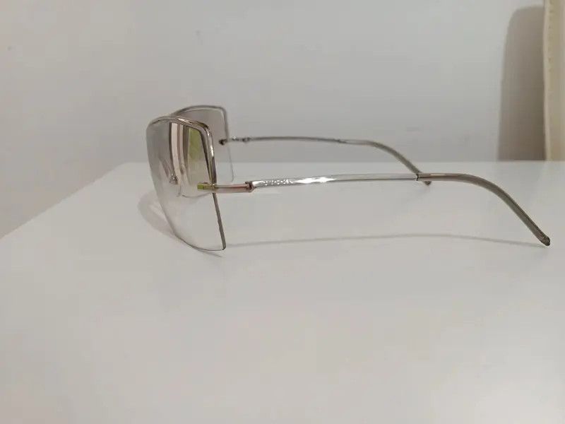 Gucci × Tom Ford × Vintage GUCCI Sunglasses Shield Rimless Wrap Ski Mask Tom Ford Era Size ONE SIZE - 4 Thumbnail