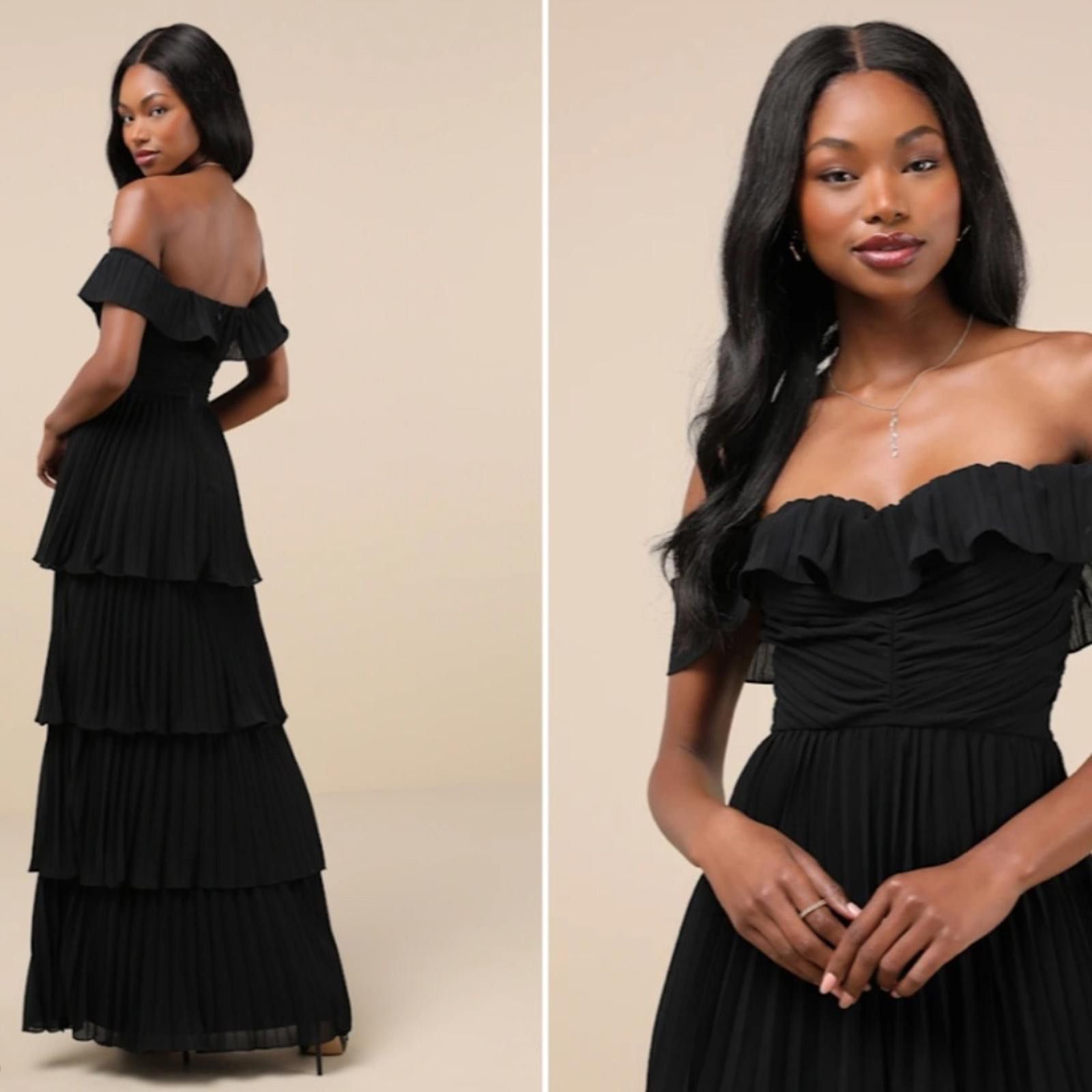 Lulus LULUS Sexy Prom Wedding Bridesmaid Flowy Elegant Maxi Size S / US 4 / IT 40 - 6 Thumbnail