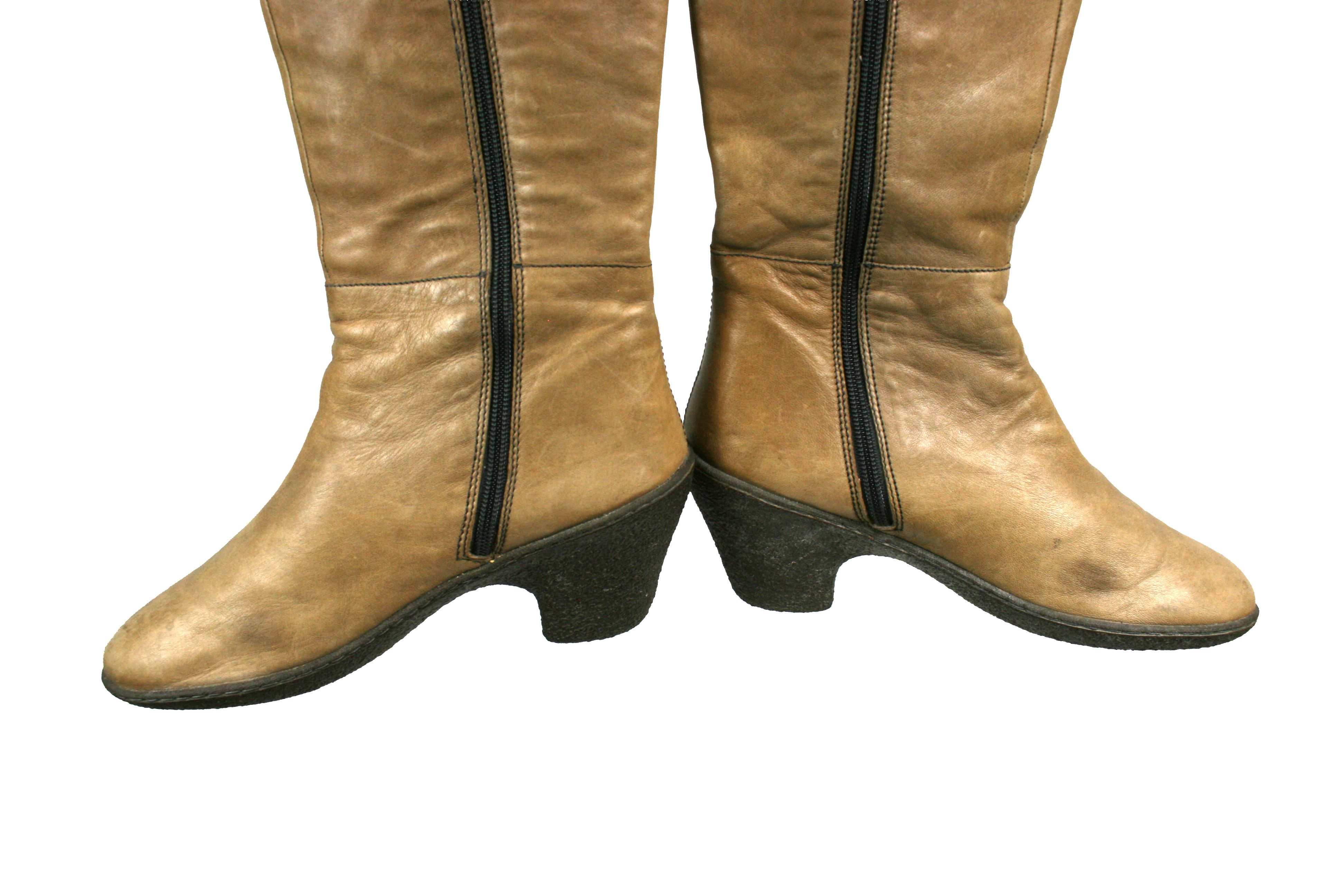 Camper 00S Goblin Y2K Leather Heeled Riding Boots Vintage Size US 9 / IT 39 - 10 Thumbnail