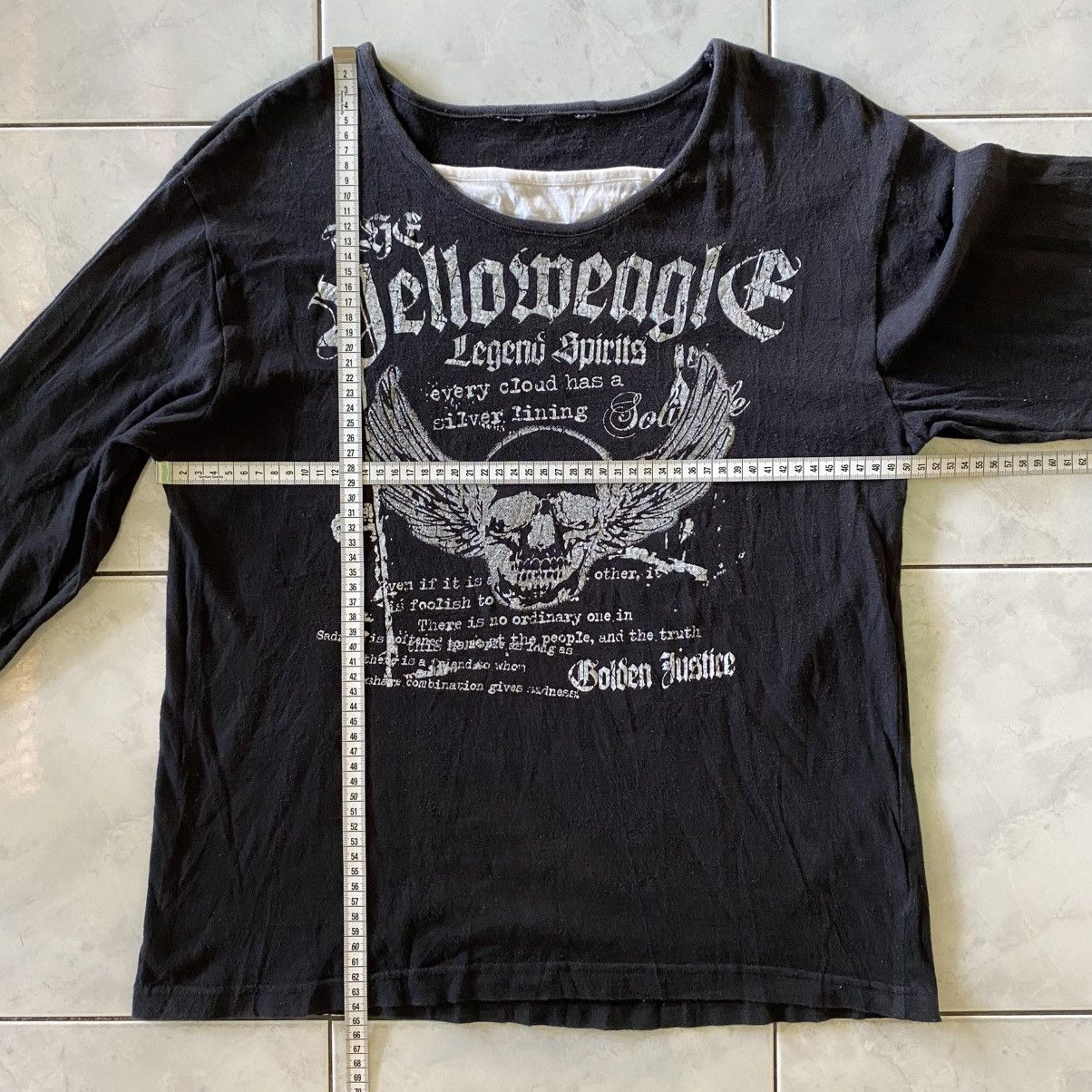 Other Japanese Vintage Long Sleeve Black Gothic Skull Dark Rebel Size US M / EU 48-50 / 2 - 18 Thumbnail
