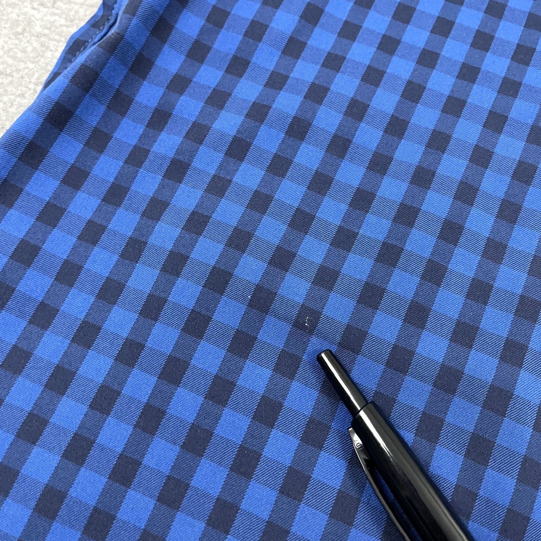 Under Armour Under Armour Chino Shorts Mens 36 Regular Blue Plaid Check 11" Inseam Pockets Belt Loops Zip Front Flat Front Sport Golf Size US 36 / EU 52 - 7 Thumbnail