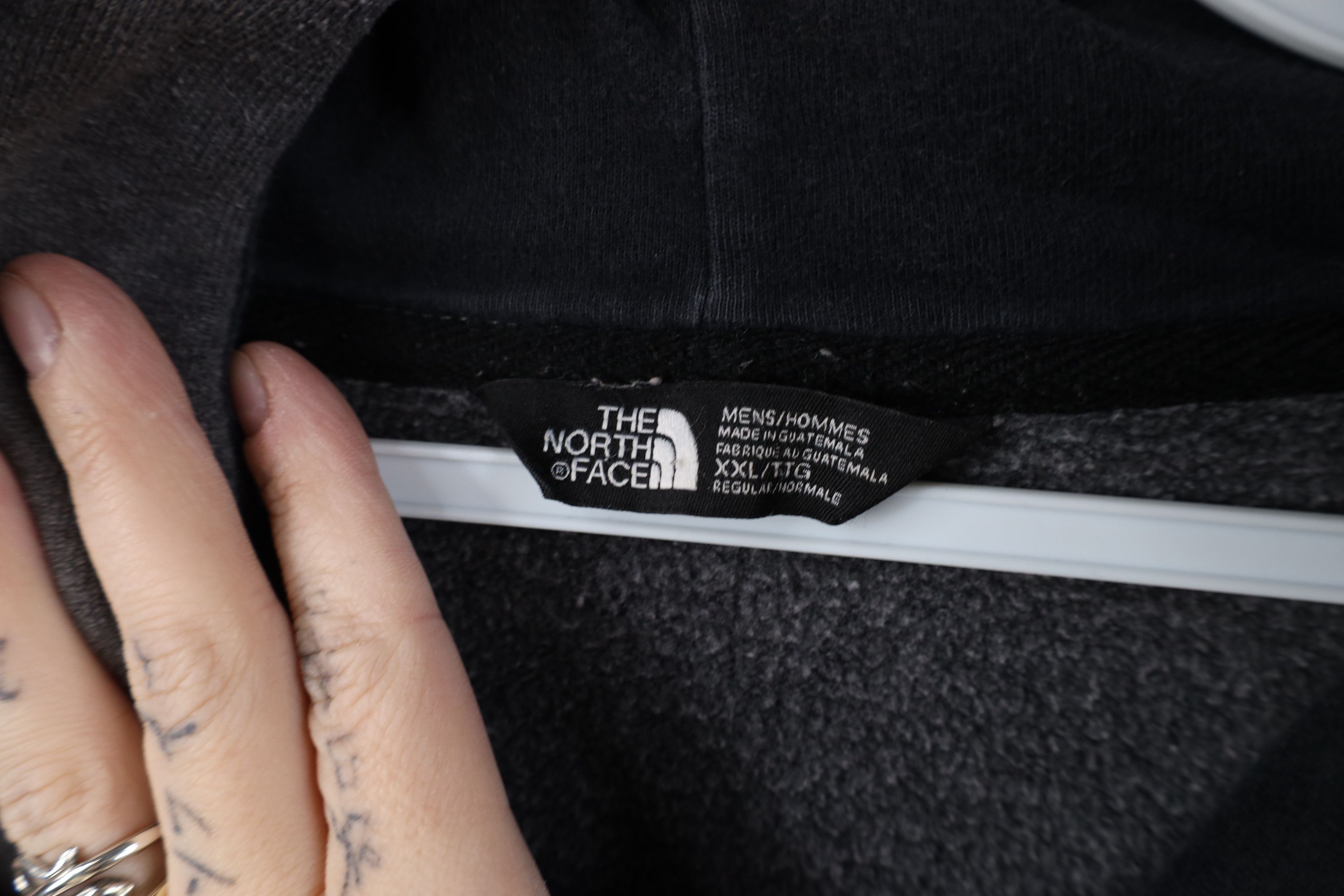 The North Face Vintage Y2K The North Face Spell Out Big Logo Hoodie Gray Size US XXL / EU 58 / 5 - 9 Thumbnail