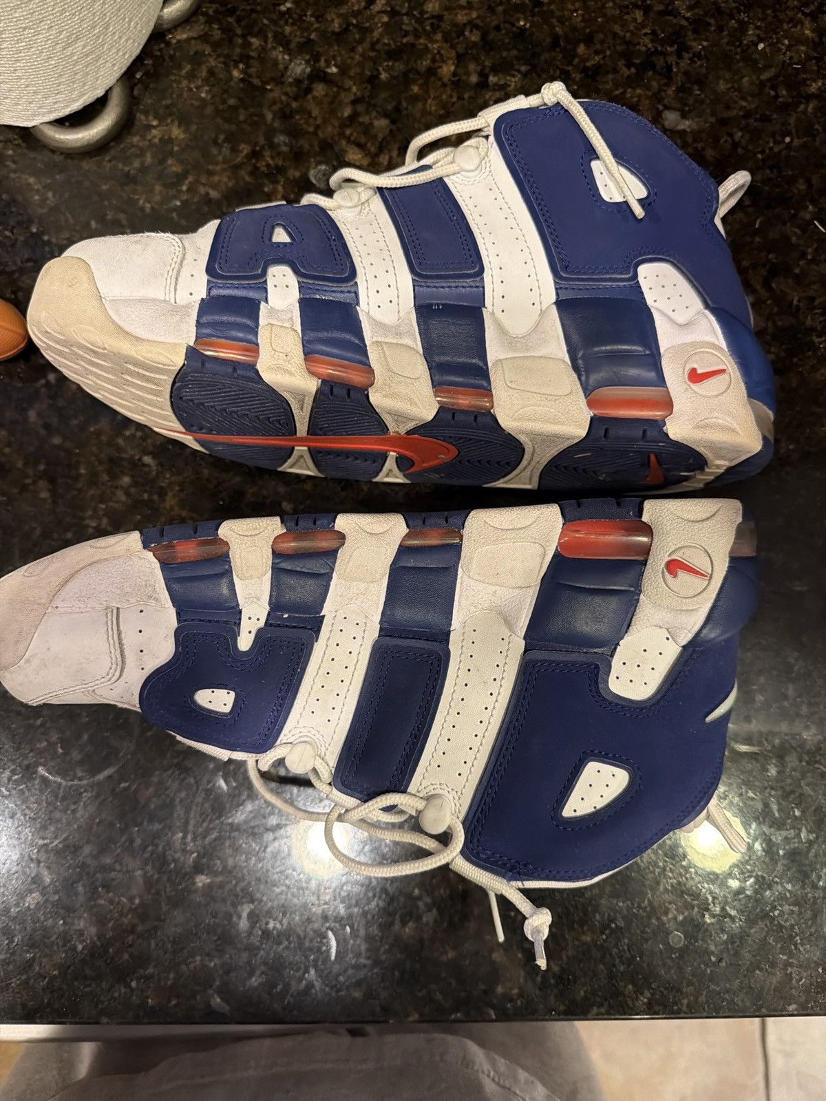 Nike Nike uptempo “knicks” Size US 11 / EU 44 - 7 Thumbnail