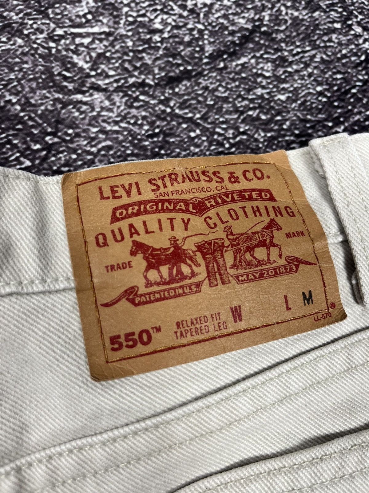 Levi's Vintage 90s made in USA Levi’s 550 Denim Pants Jeans Size 8M Size 30" / US 8 / IT 44 - 15 Thumbnail
