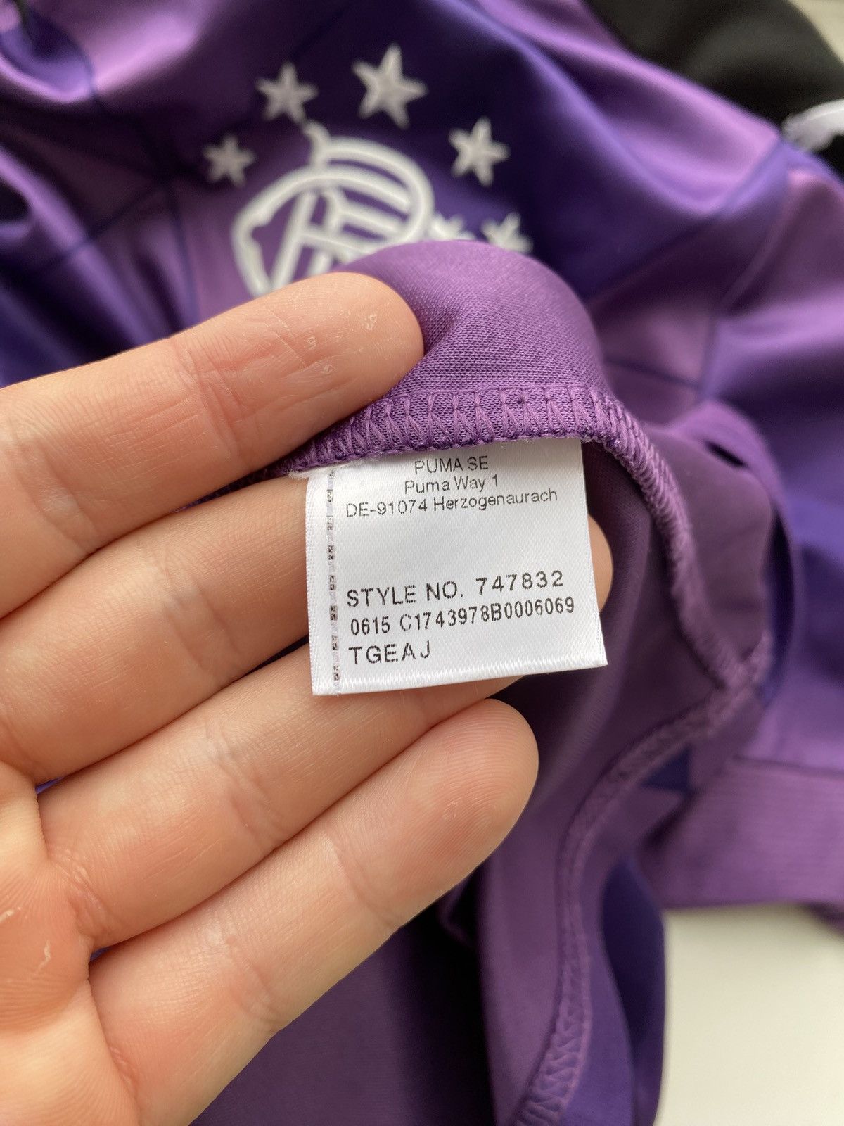 Puma Rangers Puma Third Jersey Purple 32Red Size XL Size US XL / EU 56 / 4 - 7 Thumbnail