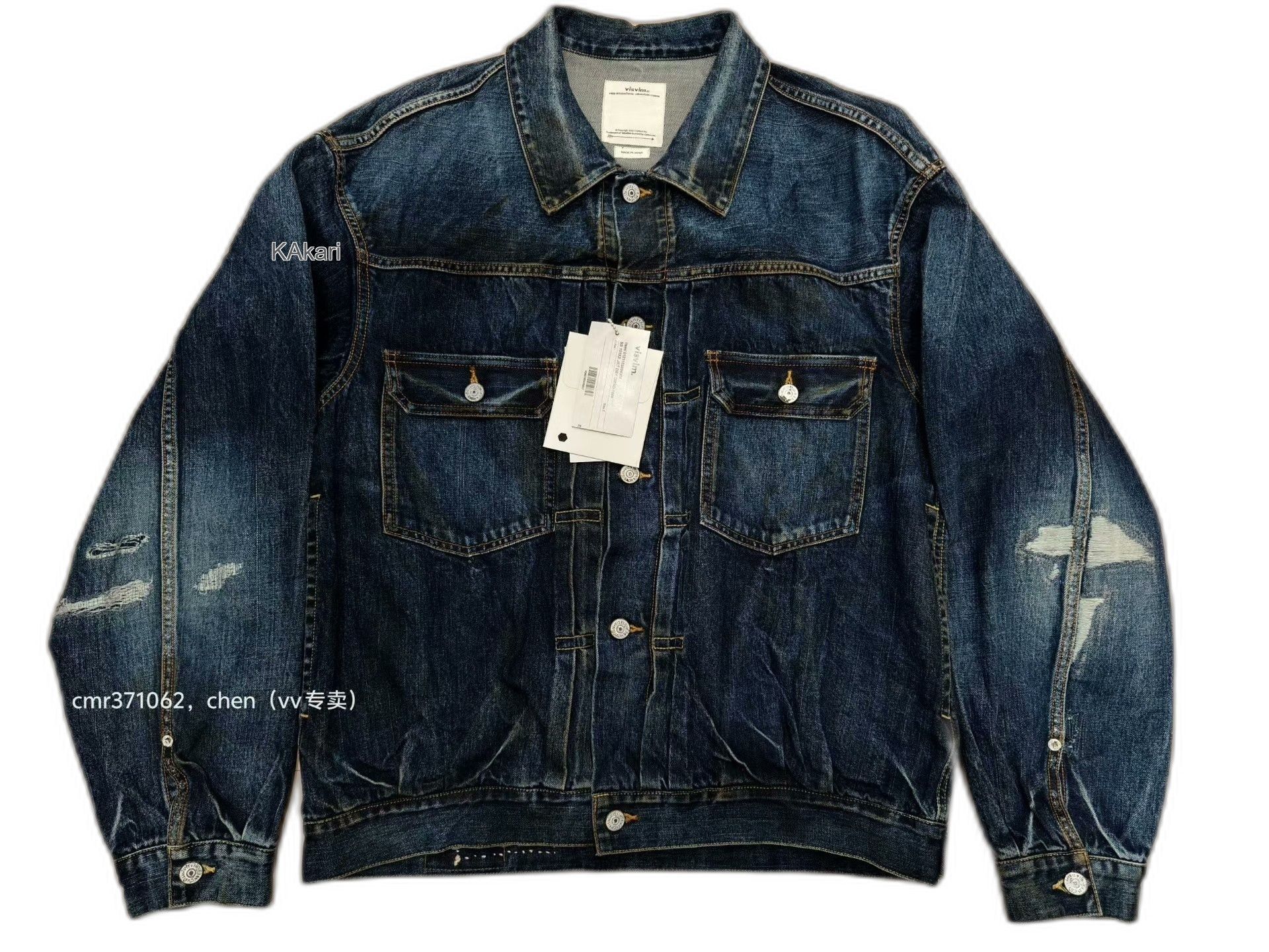 Visvim VISVIM 21SS 101XX DRY DMGD-1006 JKT Size US M / EU 48-50 / 2 - 1 Thumbnail