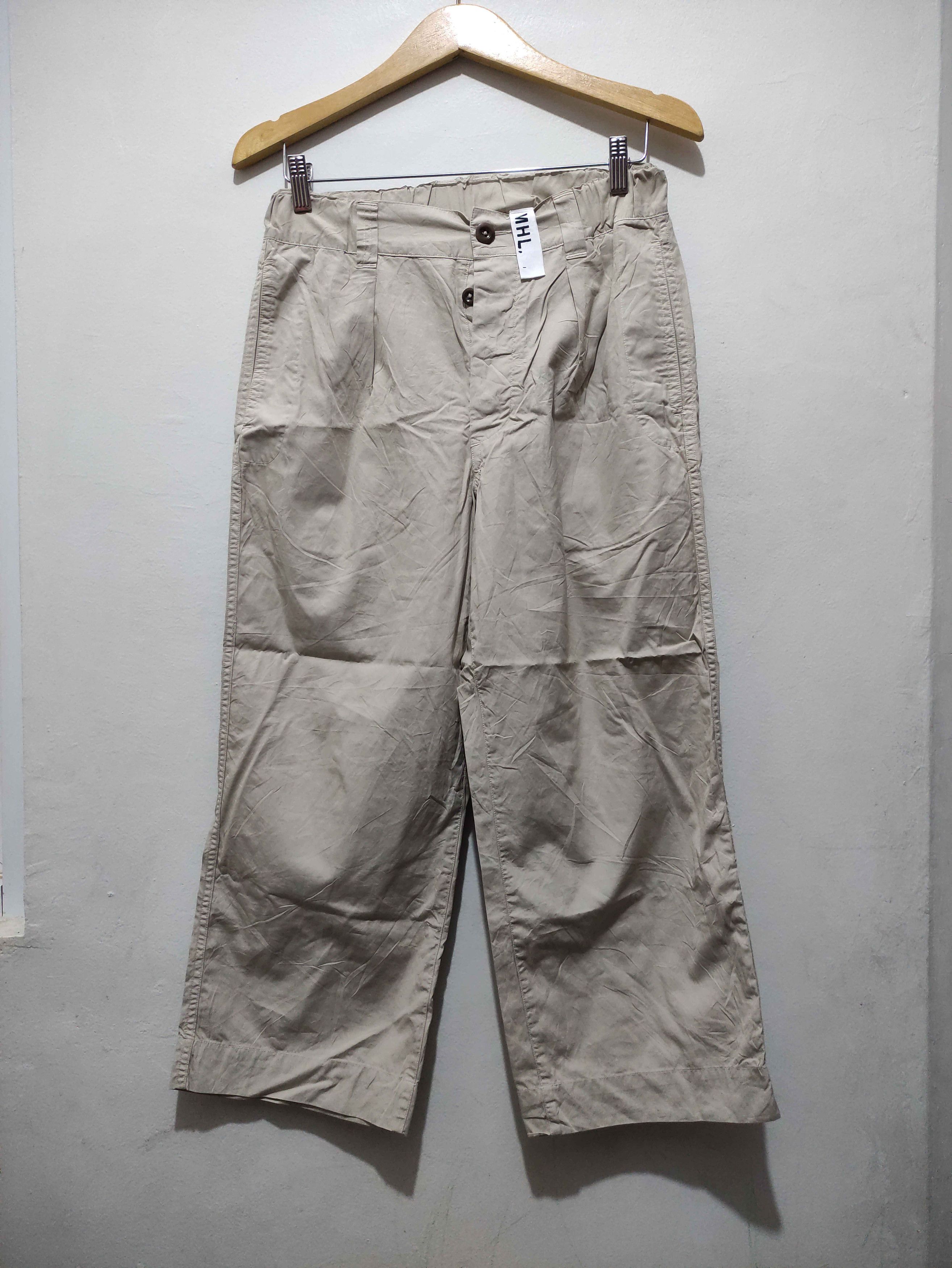 Margaret Howell Margaret Howell Beige Cotton Pants Size 30" / US 8 / IT 44 - 1 Thumbnail