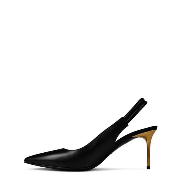 Balmain o1g2r1mq0924 Slngbck Pumps in Noir Size US 8 / IT 38 - 2 Thumbnail