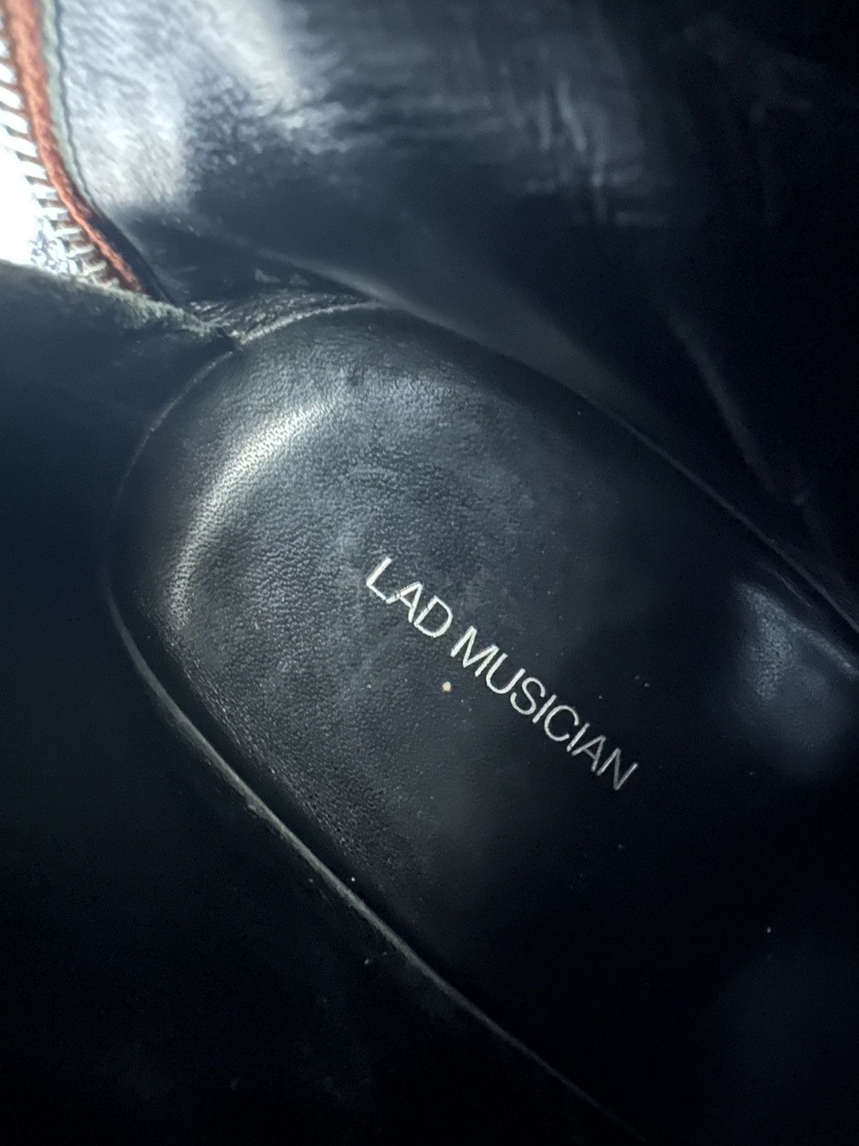 Lad Musician AW07/08 Lad Musician “ Cocksucker Blues” leather boot Size US 8.5 / EU 41-42 - 15 Thumbnail