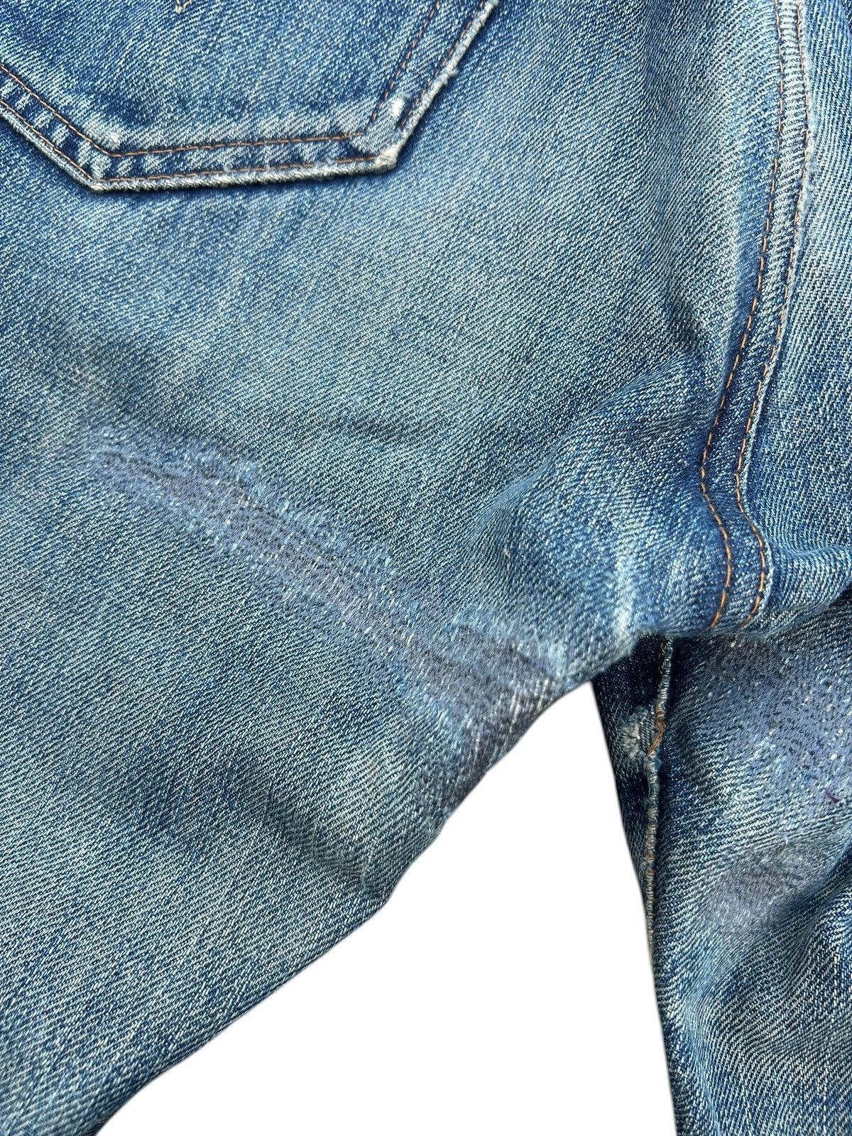 Kapital Vintage Levis Big E Selvedge Distressed Denim Jeans Size US 30 / EU 46 - 15 Thumbnail