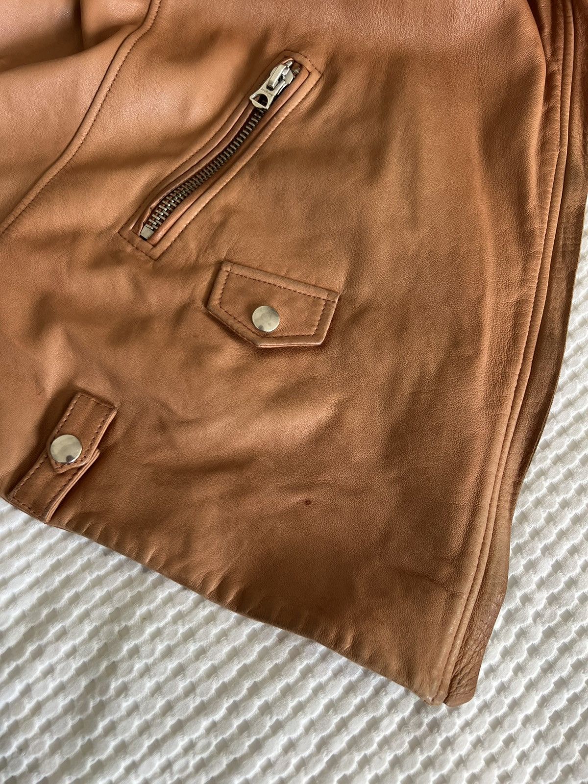 Acne Studios Acne Studios Leather Swift Jacket Size M / US 6-8 / IT 42-44 - 16 Thumbnail