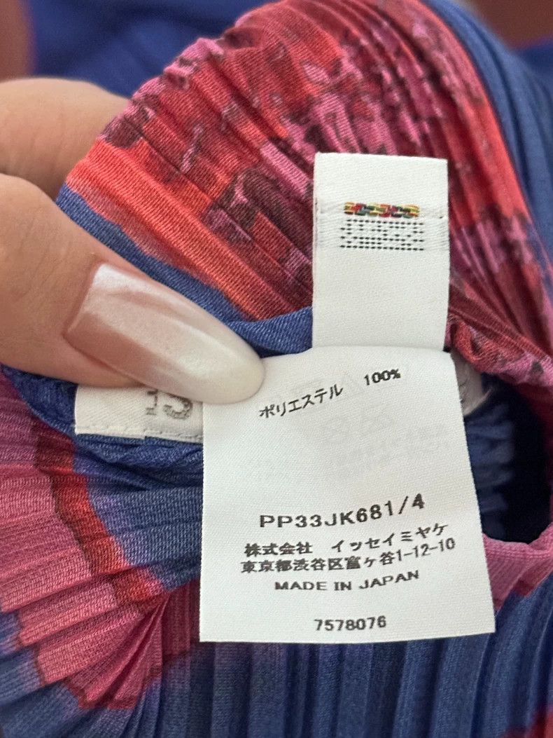 Other Issey Miyake size:4 Blue pleated long-sleeved shirt Size XS / US 0-2 / IT 36-38 - 2 Thumbnail