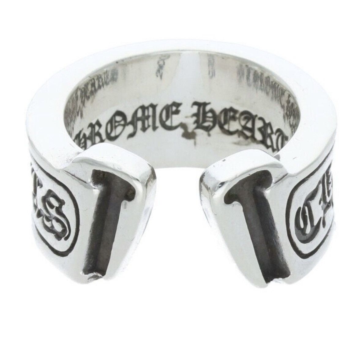 Chrome Hearts Chrome Hearts Large Scroll Label Ring 18 Size ONE SIZE - 2 Thumbnail