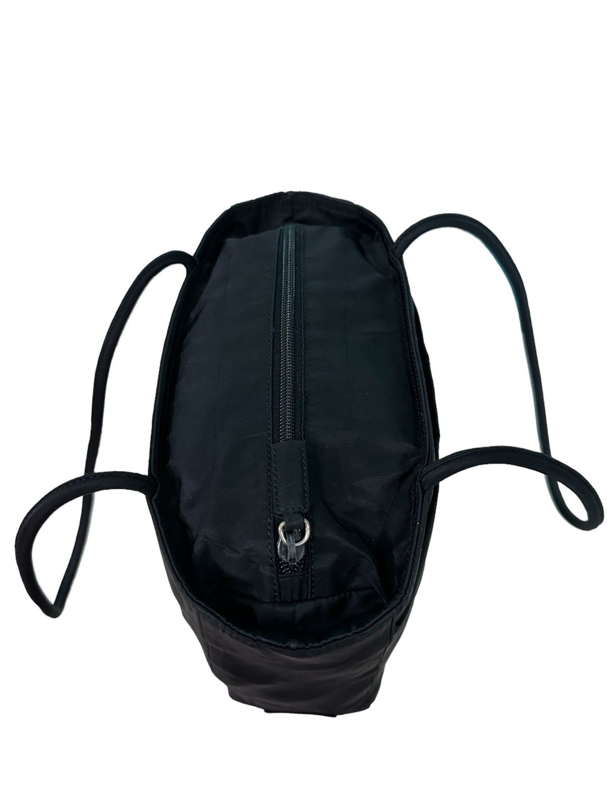 Prada × Vintage AUTHENTIC VINTAGE PRADA BLACK NYLON TOTE BAG Size ONE SIZE - 11 Thumbnail
