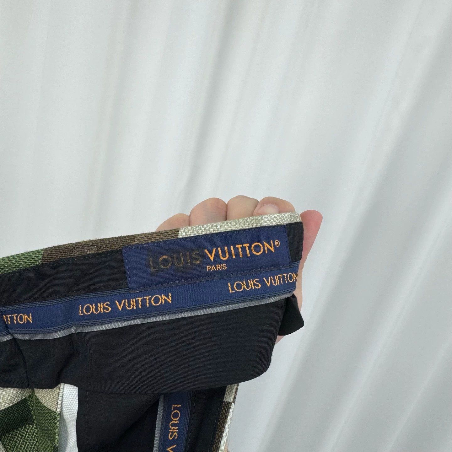 Louis Vuitton Louis Vuitton Collaboration Camouflage Checkered Trousers Size US 44 / EU 60 - 8 Thumbnail