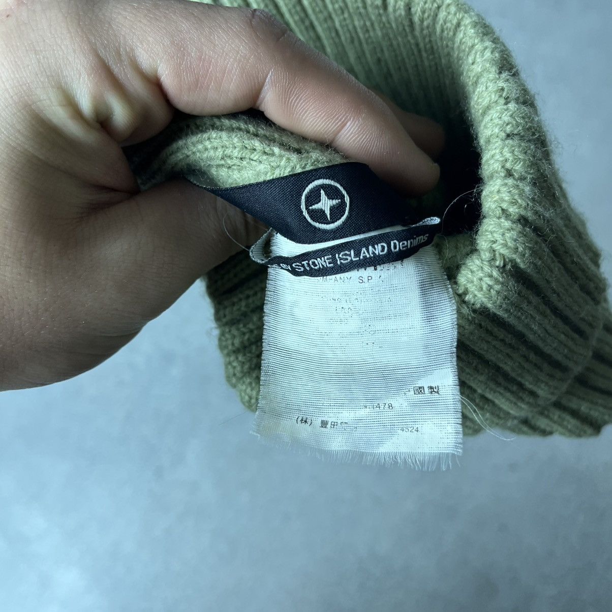 Stone Island Vintage Stone Island Beanie Green Size ONE SIZE - 5 Thumbnail
