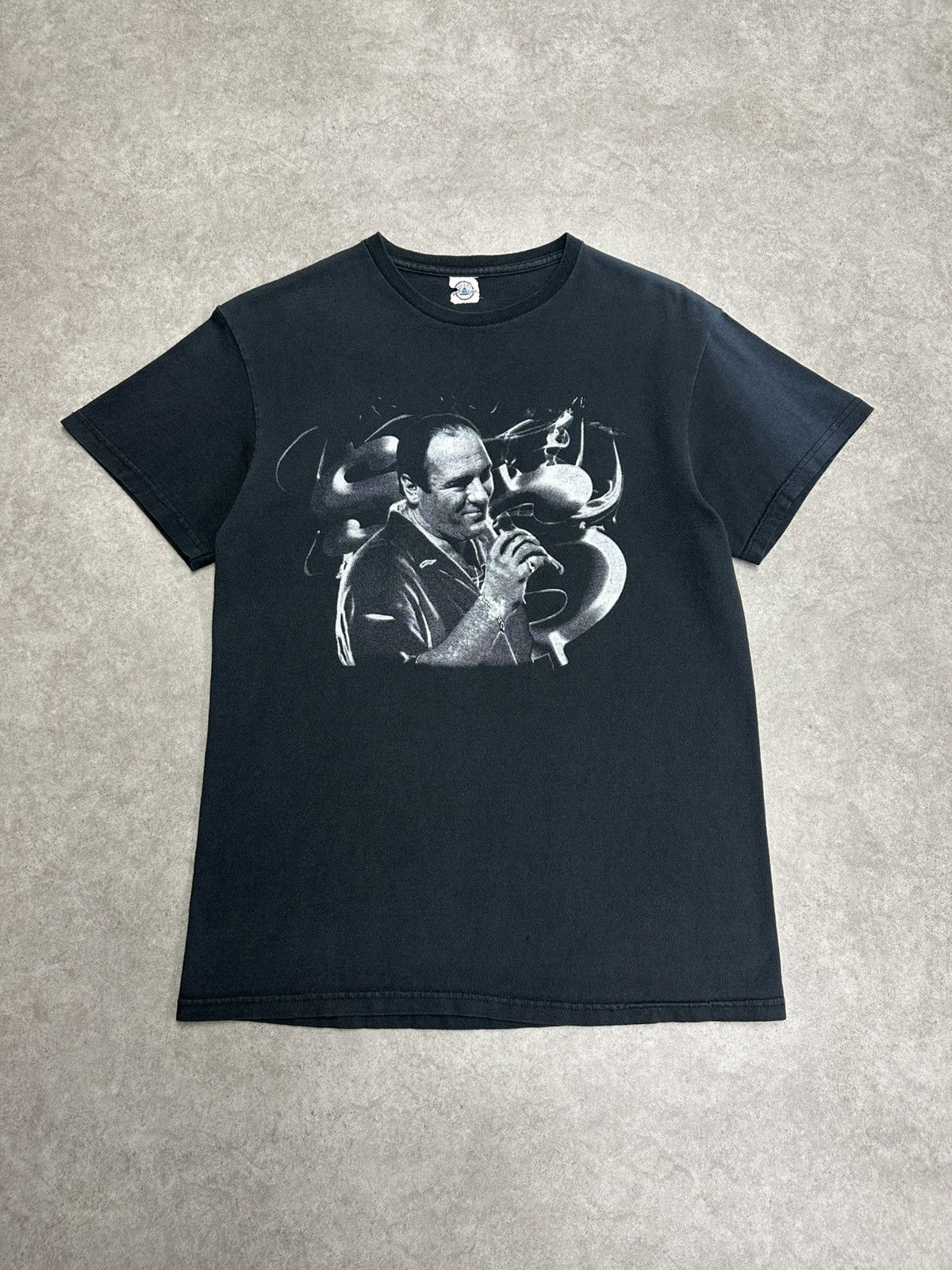 Vintage Vintage Sopranos Shirt Tony Soprano Black Tee Crime Mob Size US L / EU 52-54 / 3 - 6 Thumbnail
