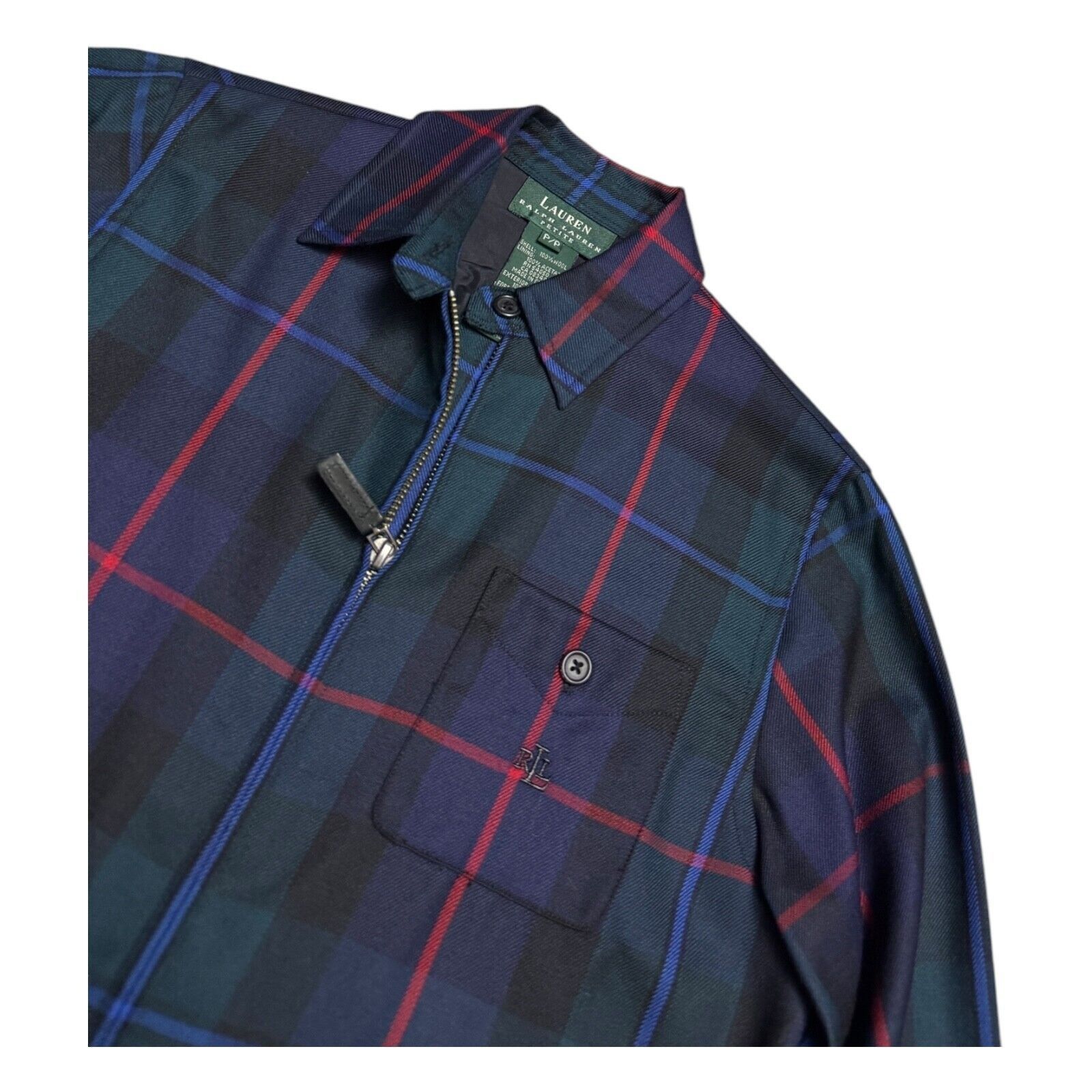 Lauren Ralph Lauren LAUREN RALPH LAUREN Plaid WOOL Lightweight Casual Jacket Size S / US 4 / IT 40 - 4 Thumbnail
