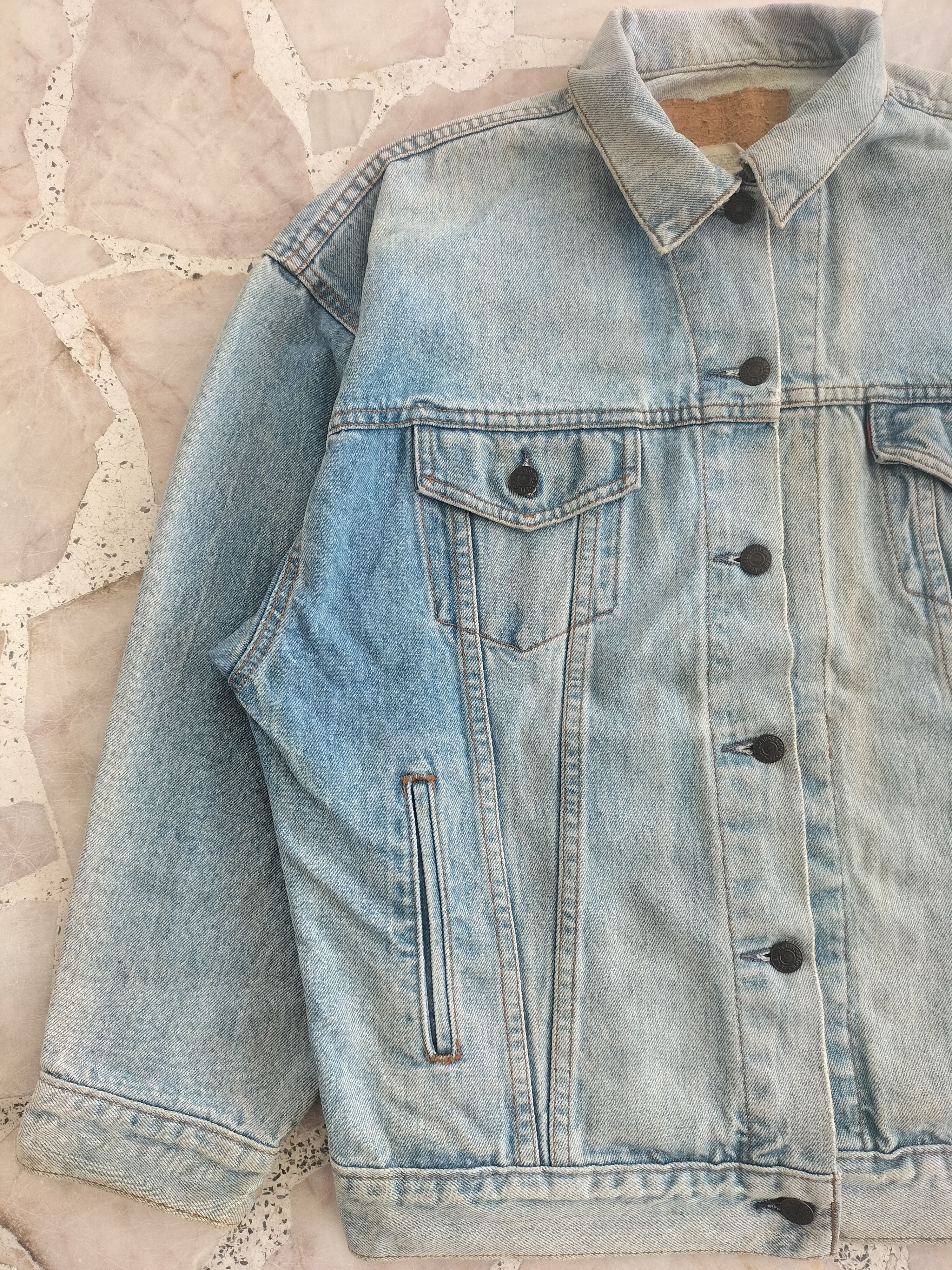 Levi's Levi's Vintage USA 90s Denim Jacket Size M / US 6-8 / IT 42-44 - 7 Thumbnail