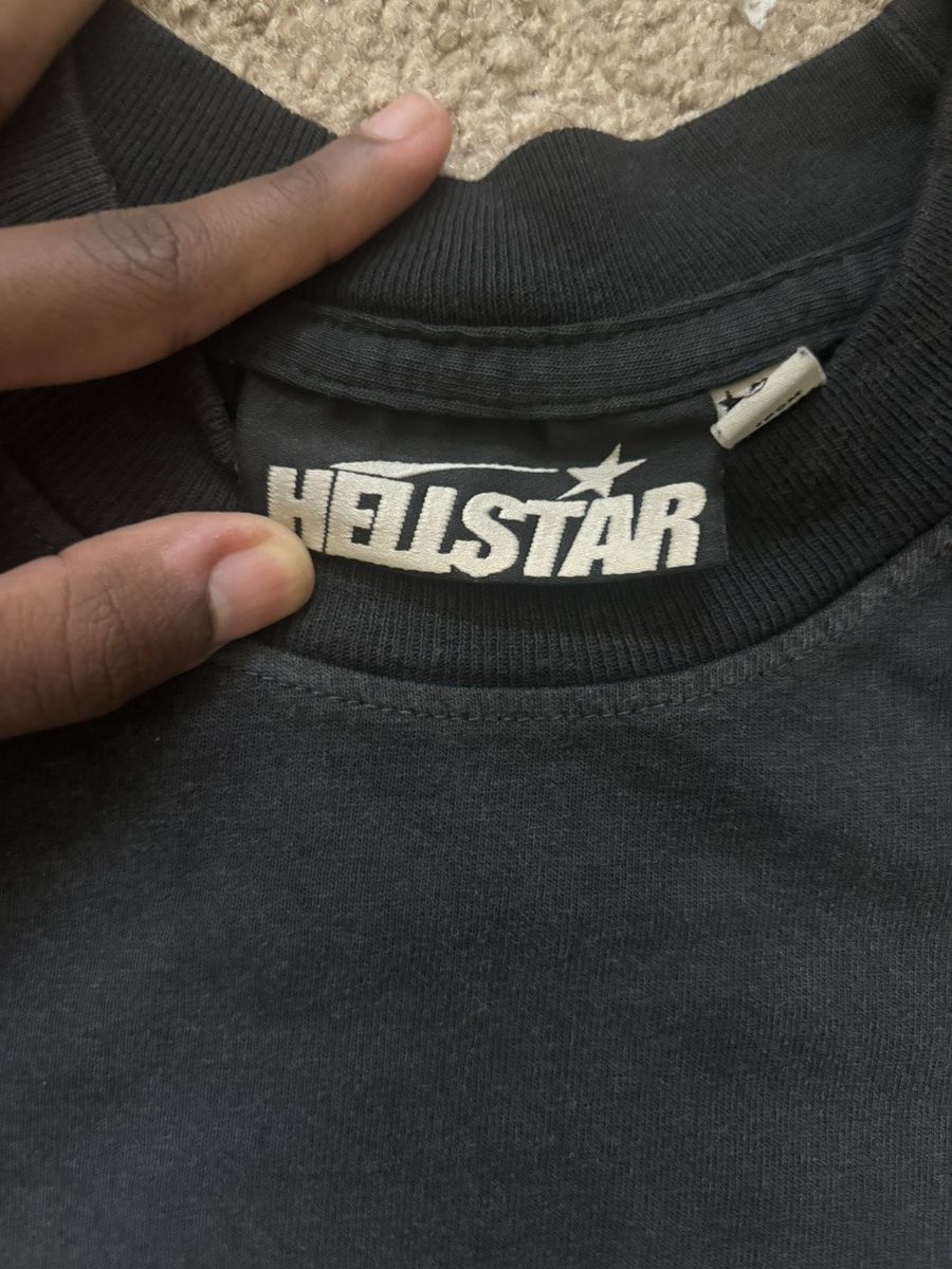 HELLSTAR Hellstar Classic T-Shirt (Gel Print) ‘Black’ Size US XS / EU 42 / 0 - 4 Thumbnail
