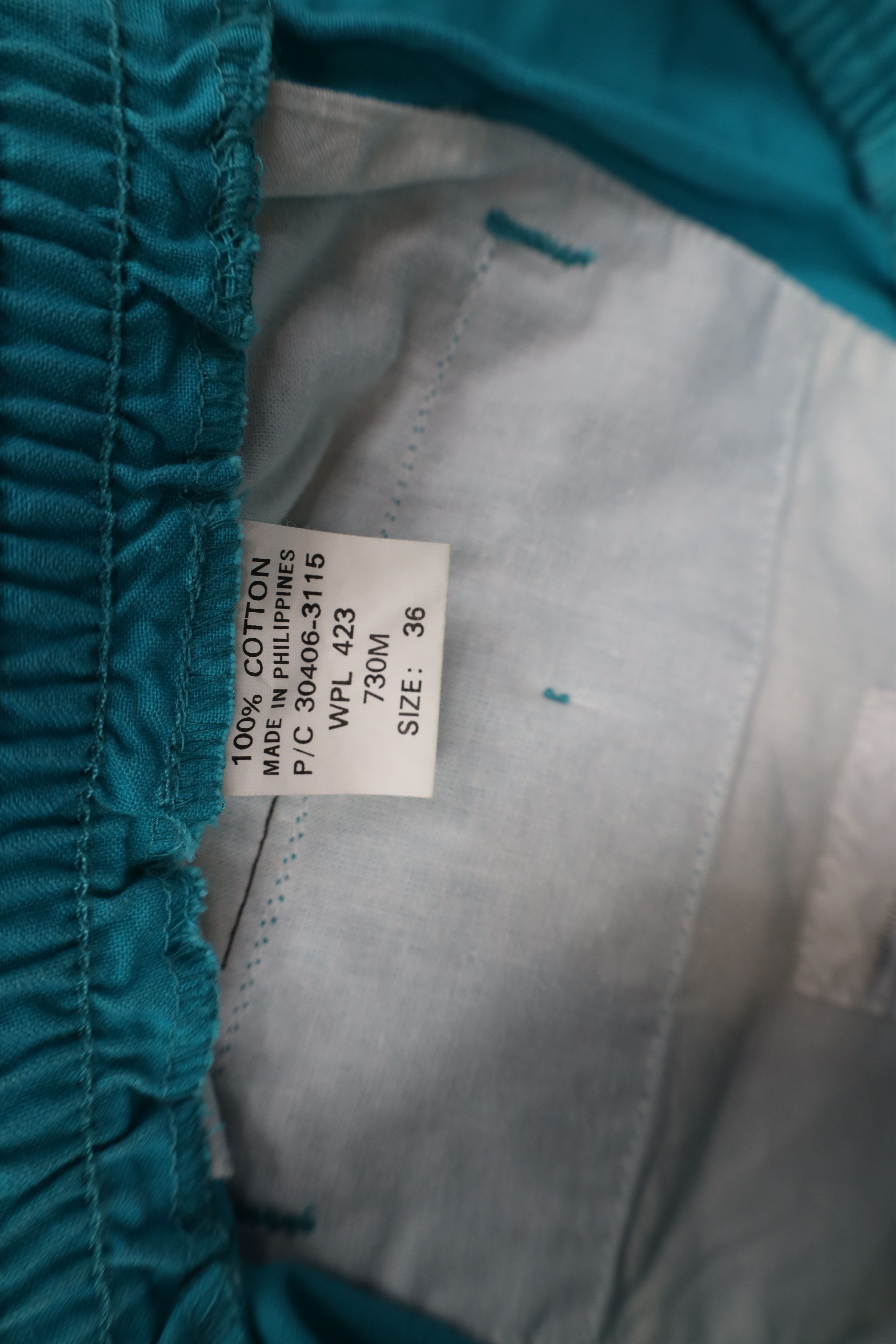 Levi's Vintage 80s 90s Levis Dockers Pleated High Waist Shorts Teal Size US 36 / EU 52 - 9 Thumbnail