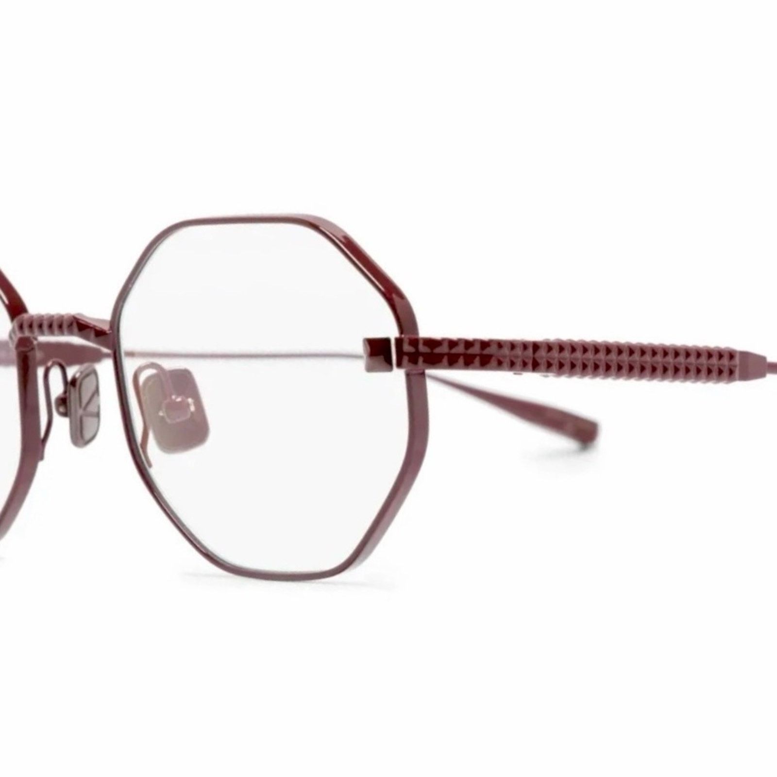 Valentino New! Valentino Bordeaux Glasses, V STUD VLX 122B, Authentic Size ONE SIZE - 4 Thumbnail