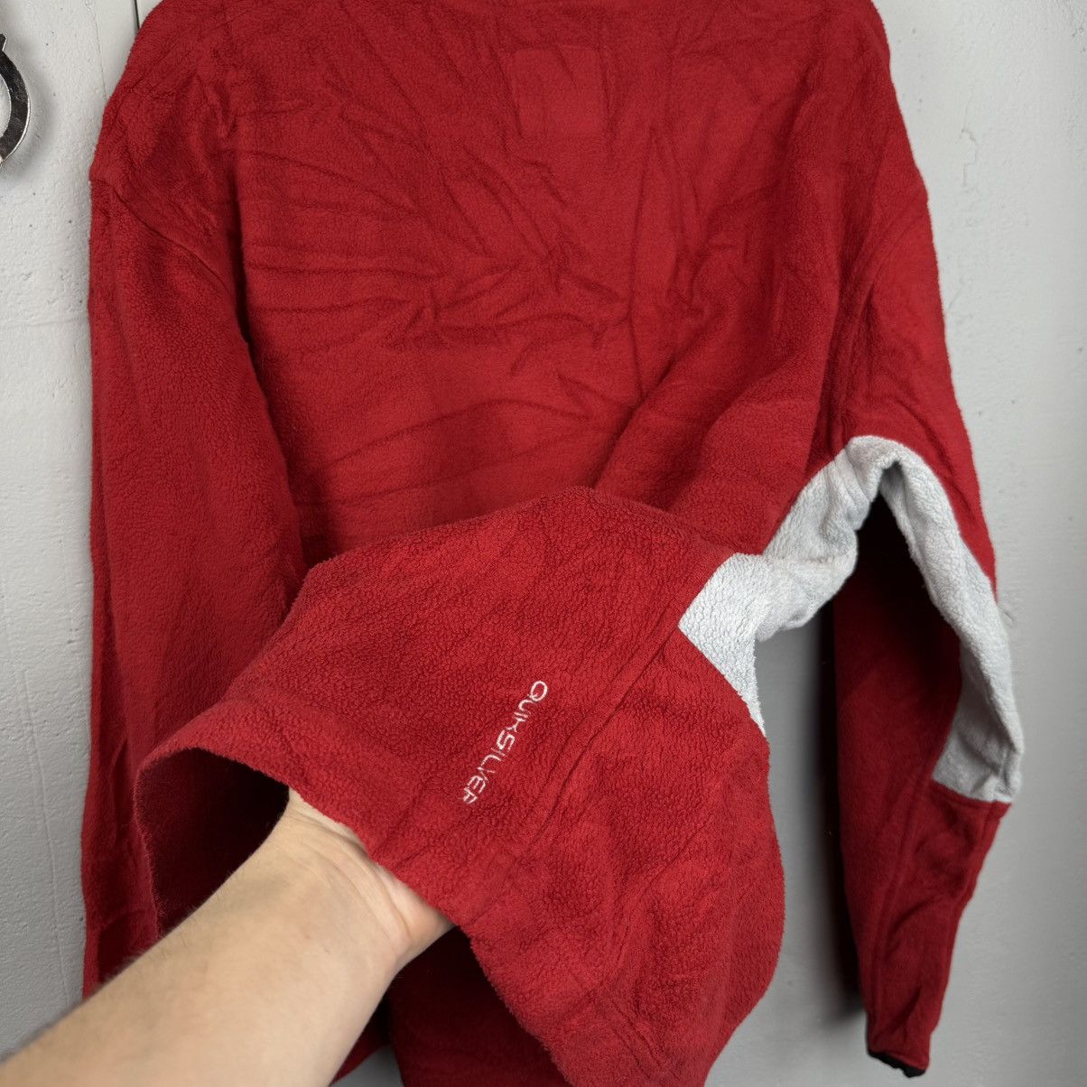 Quiksilver Vintage Quicksilver Fleece Y2K Avant Garde Size US L / EU 52-54 / 3 - 11 Thumbnail