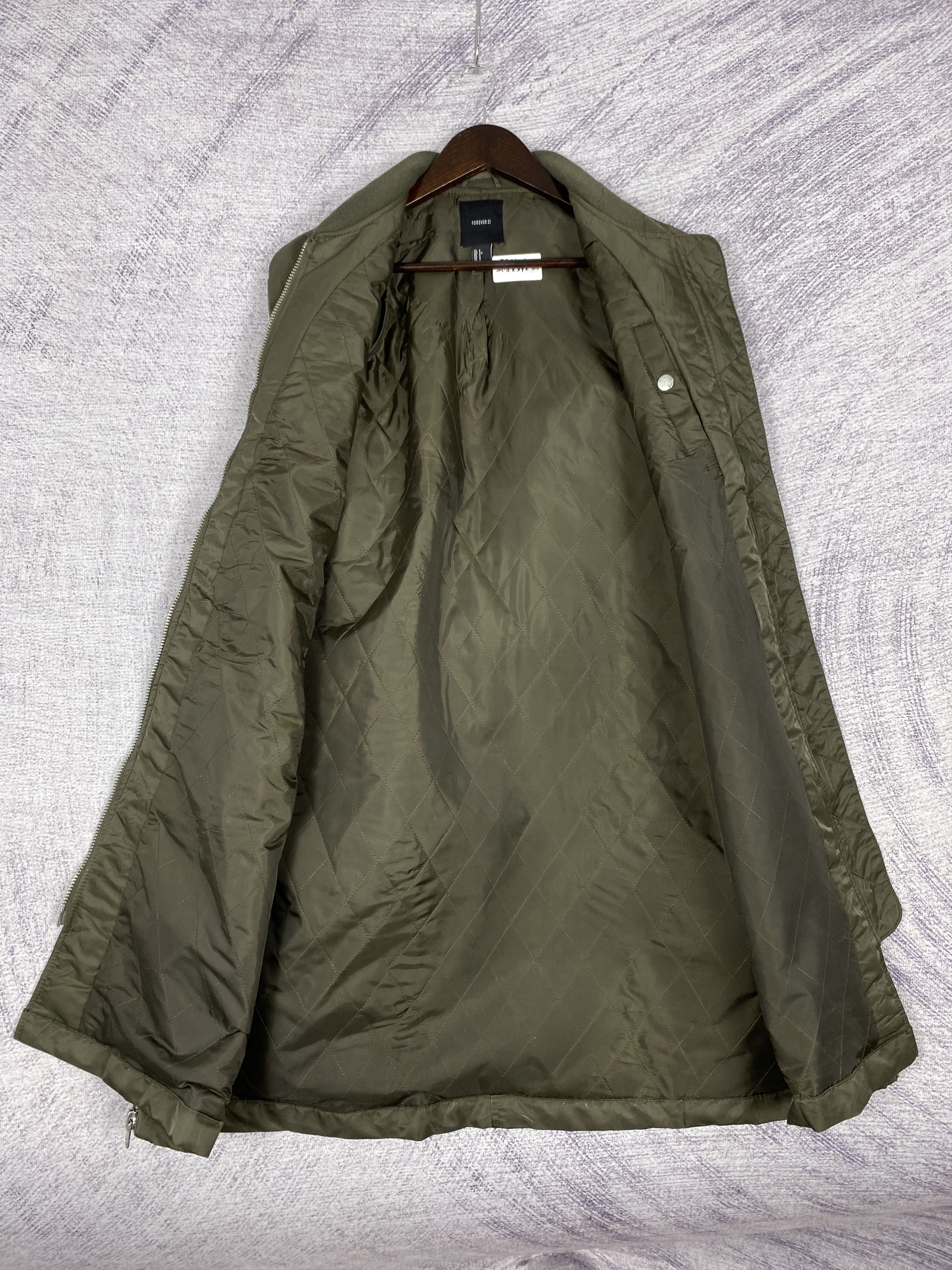 Forever 21 Vintage Forever 21 Zip Up Long Jacket Size US S / EU 44-46 / 1 - 6 Thumbnail