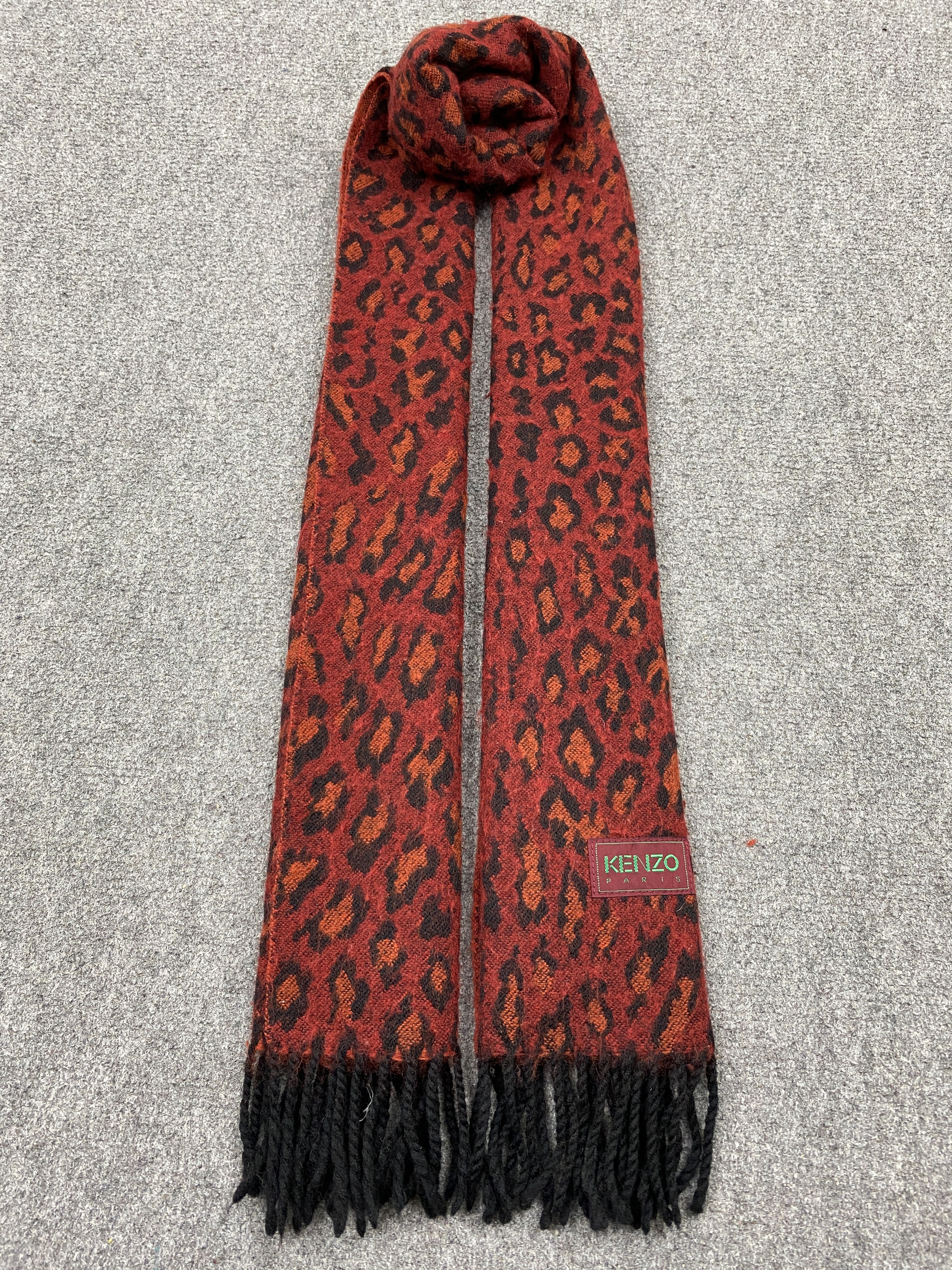 Kenzo KENZO LEOPARD SCARVES / MUFFLER / NECKWEAR T324 Size ONE SIZE - 1 Thumbnail