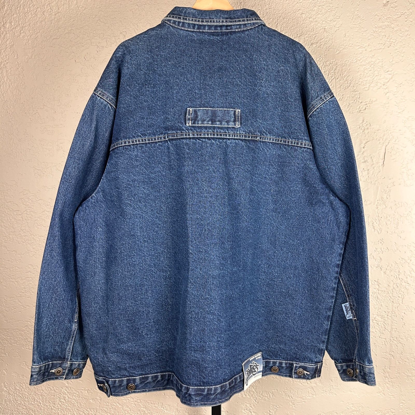 Southpole Southpole CRAZY Y2K XXL Embroidered Denim Jacket Size US XXL / EU 58 / 5 - 5 Thumbnail