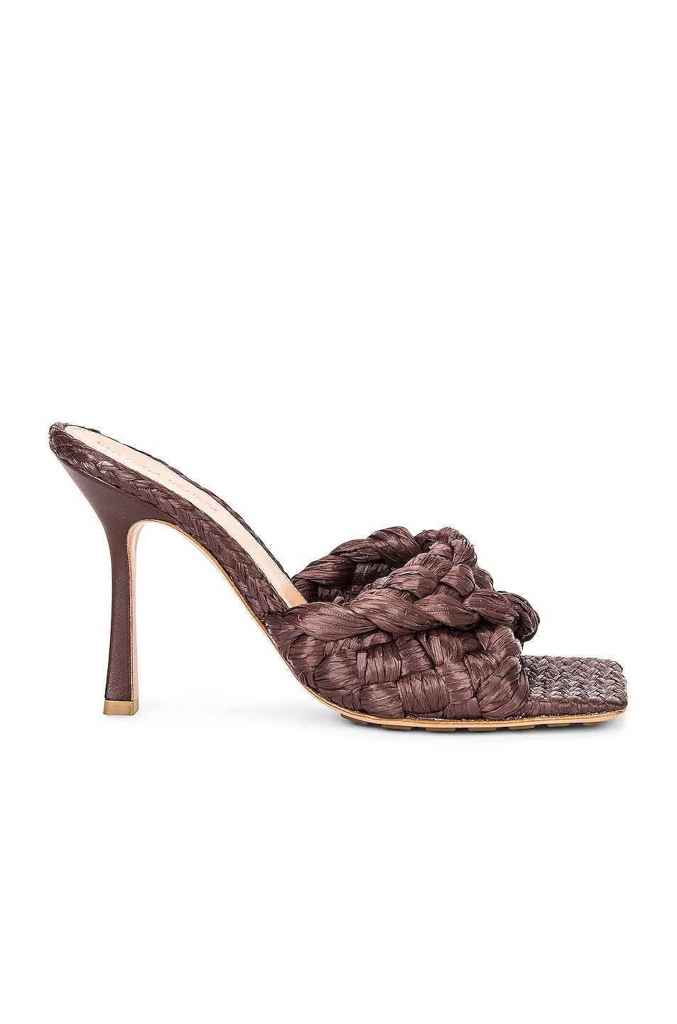 image of Bottega Veneta O1Loc1C0324 652451 Stretch Mule Shoess In Brown Shoes, Women's (Size 8)