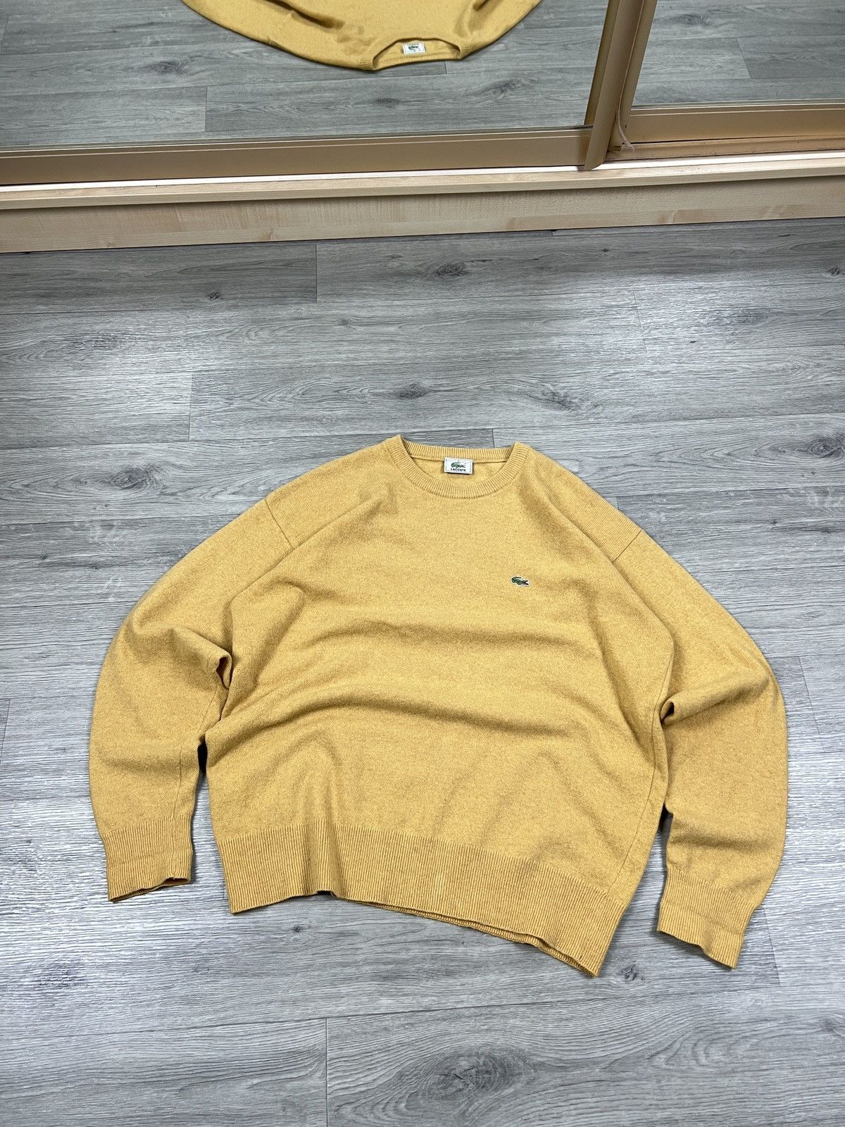 Lacoste Lacoste Vintage Sweater Knit Casual Yellow 90s Men’s Size M Size US M / EU 48-50 / 2 - 1 Thumbnail