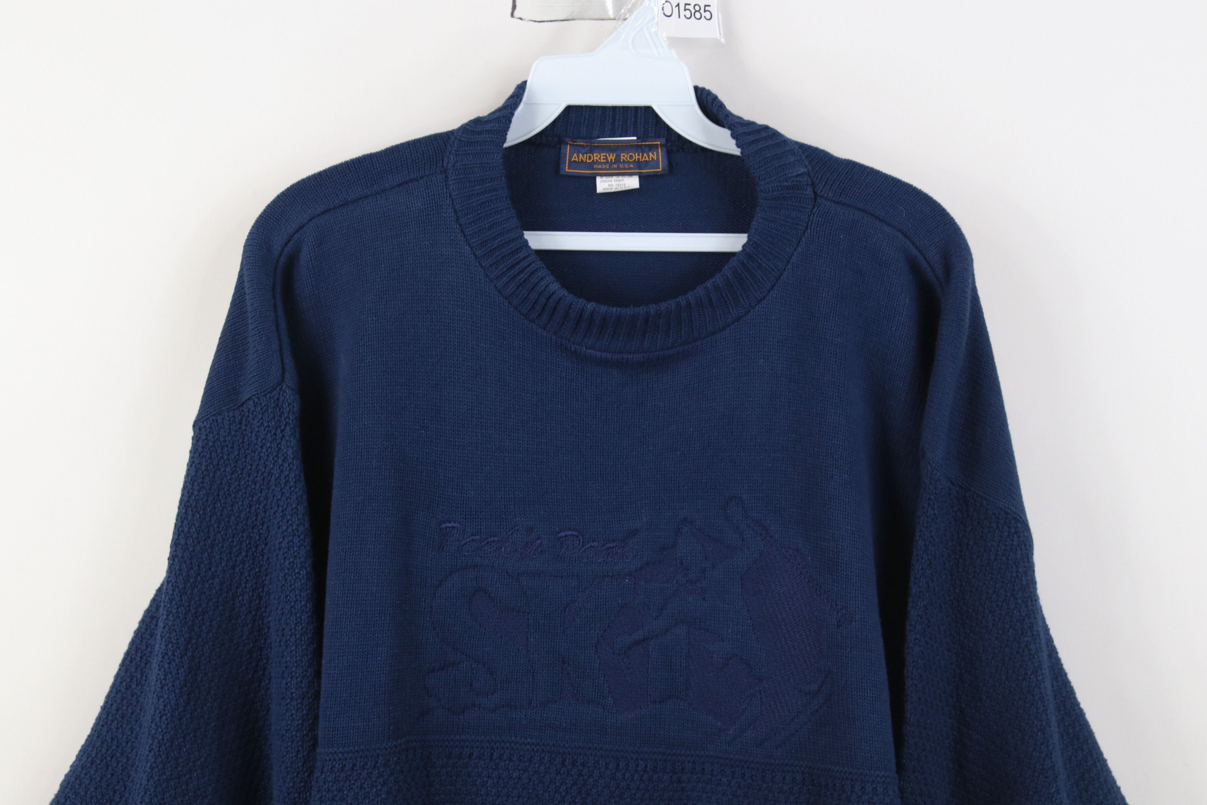 Vintage Vintage 90s Streetwear Peek n Peak Ski Skiing Knit Sweater Size US XL / EU 56 / 4 - 2 Thumbnail