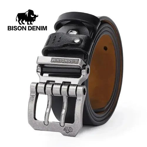 Designer 130cm Bison Denim Belt Size ONE SIZE - 1 Thumbnail