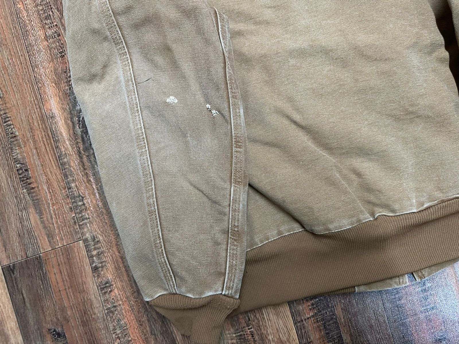 Carhartt × Vintage Vintage Carhartt hooded jacket - Carhartt jacket WJ130 BRN Size L / US 10 / IT 46 - 7 Thumbnail