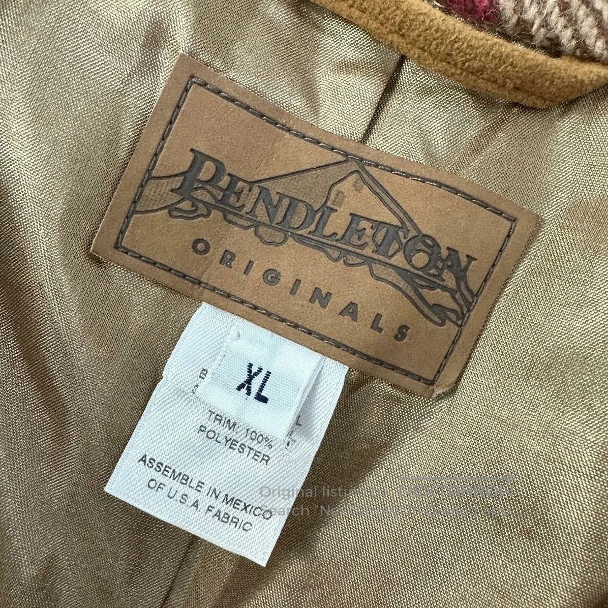 Pendleton Pendleton Plaid Wool Blend Shirt Jacket. Size US XL / EU 56 / 4 - 7 Thumbnail