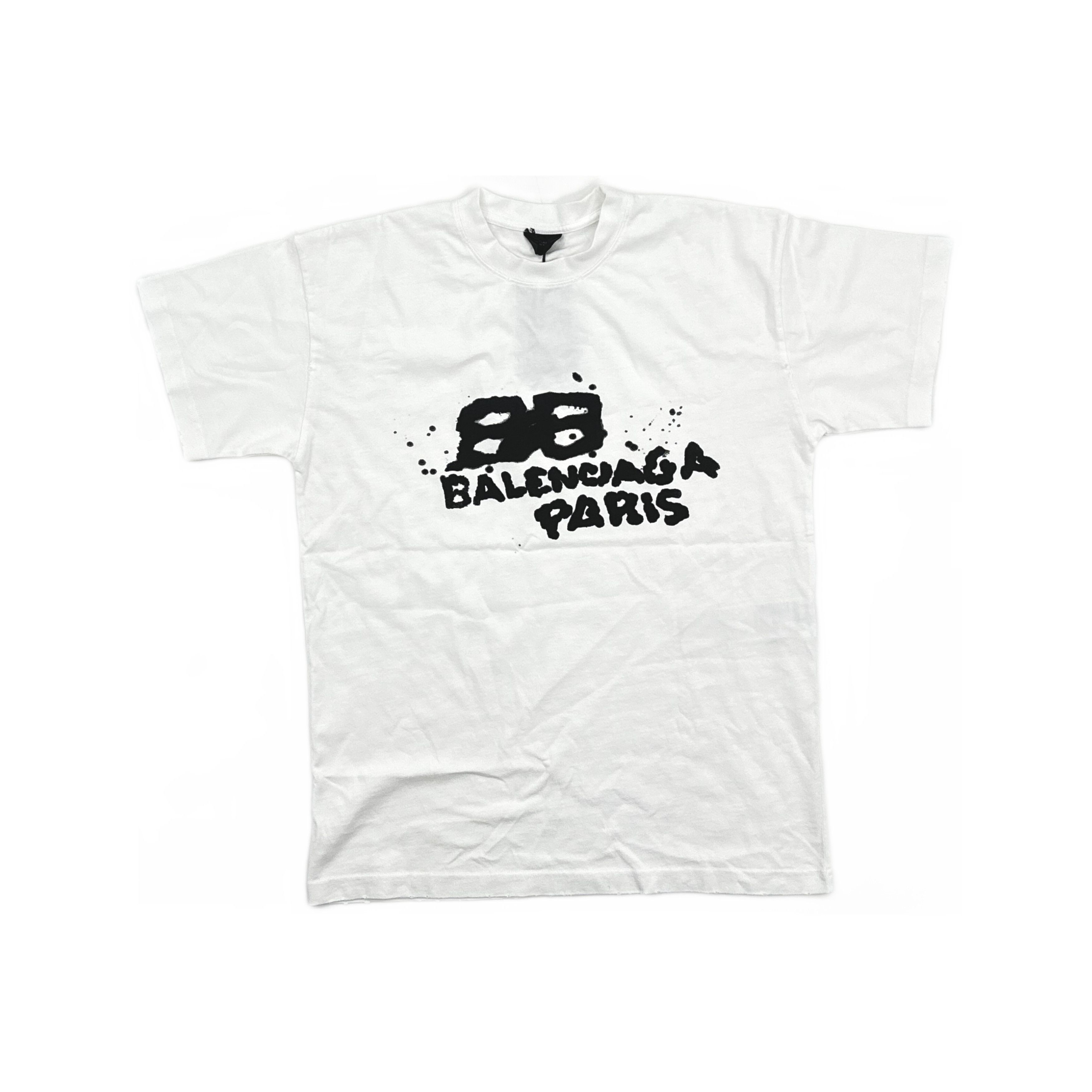 Balenciaga Balenciaga Hand Drawn BB Icon T-Shirt Size XS Size XS / US 0-2 / IT 36-38 - 1 Thumbnail