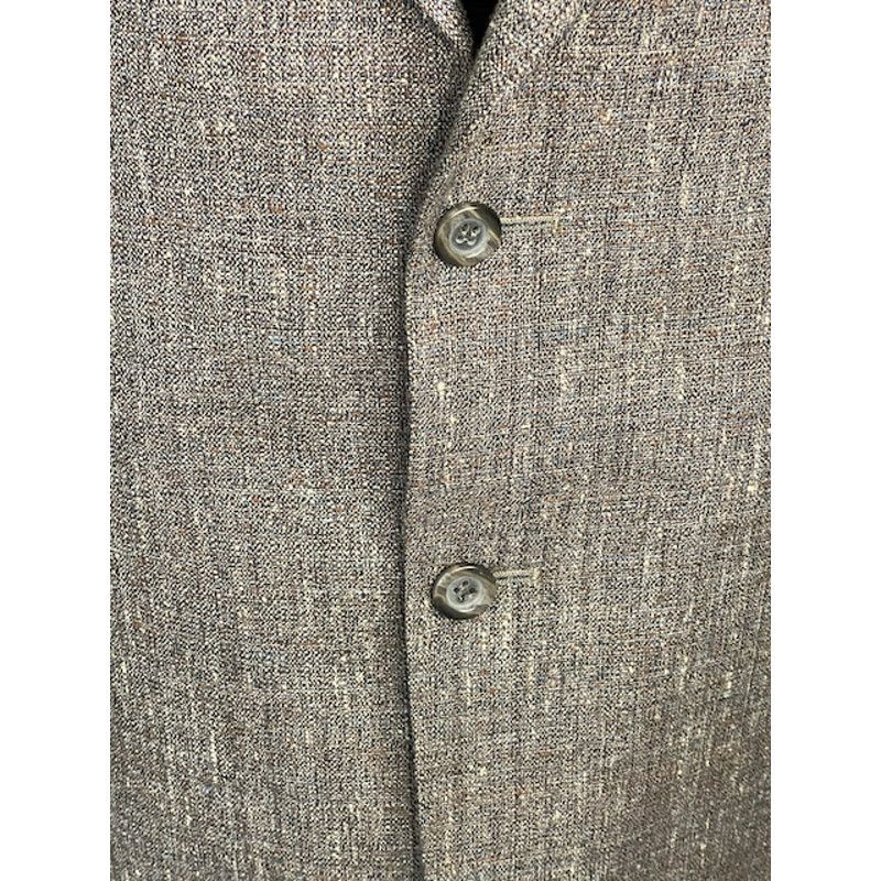 Vintage blazer sport coat tweed Vintage tan Size 44R - 2 Thumbnail