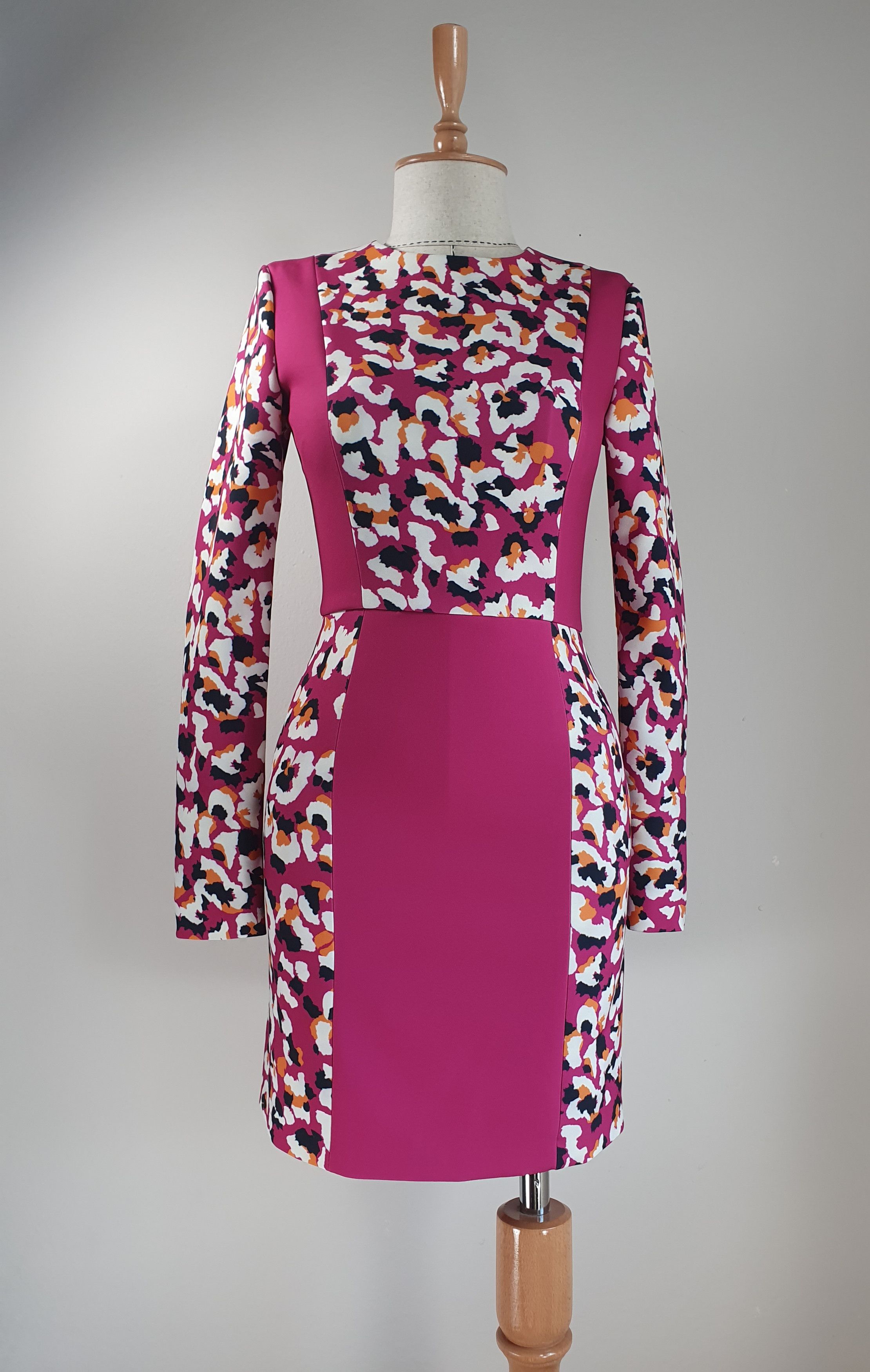 Mary Katrantzou Dress Pink Leopard Size M / US 6-8 / IT 42-44 - 1 Thumbnail
