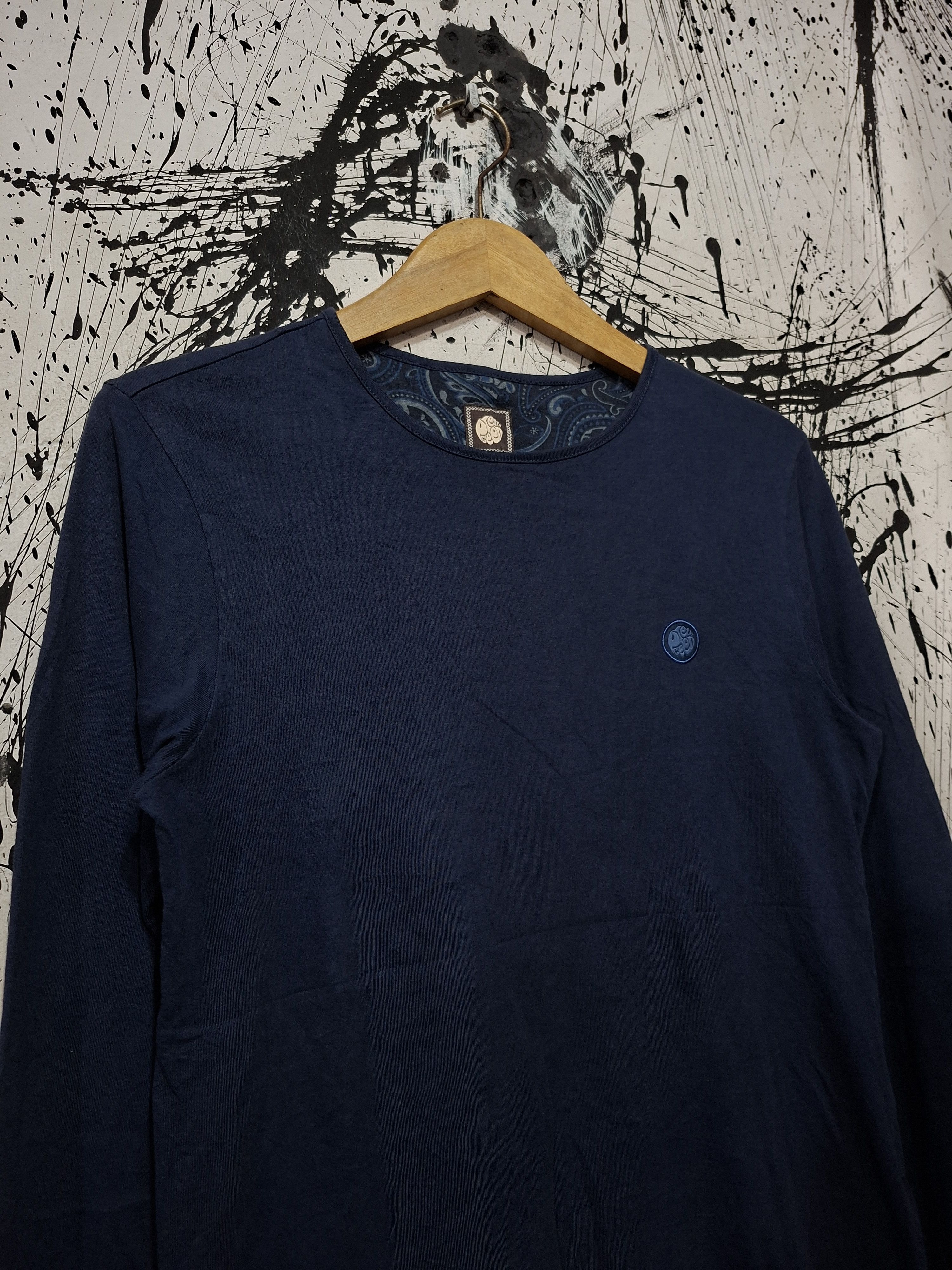Pretty Green PRETTY GREEN MITCHELL NAVY LONGSLEEVE SHIRT Size US L / EU 52-54 / 3 - 2 Thumbnail