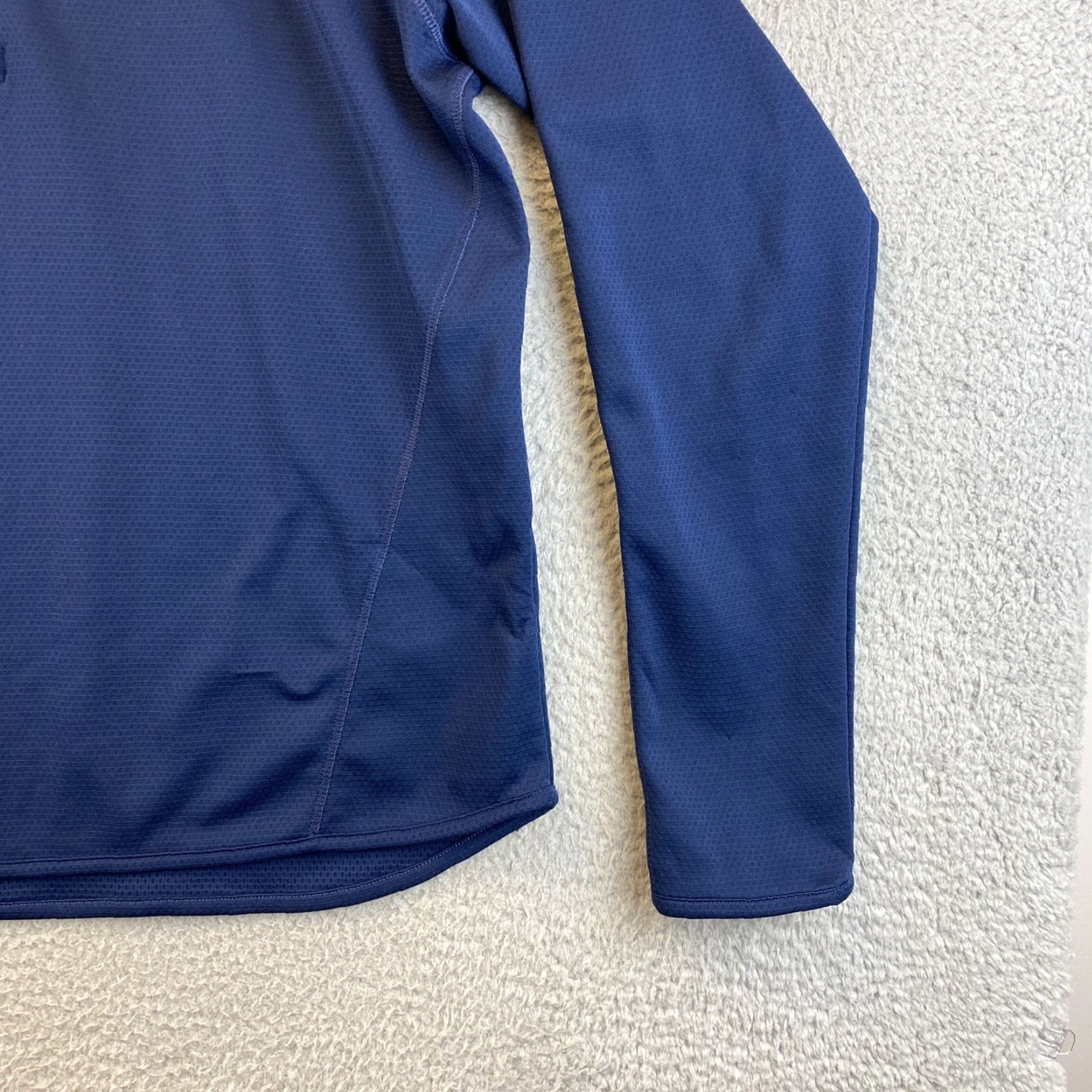 Adidas Adidas Golf Mens Climalite 1/4 Zip Pullover Long Sleeve Blue L Yellow /40-54 Size US L / EU 52-54 / 3 - 2 Thumbnail