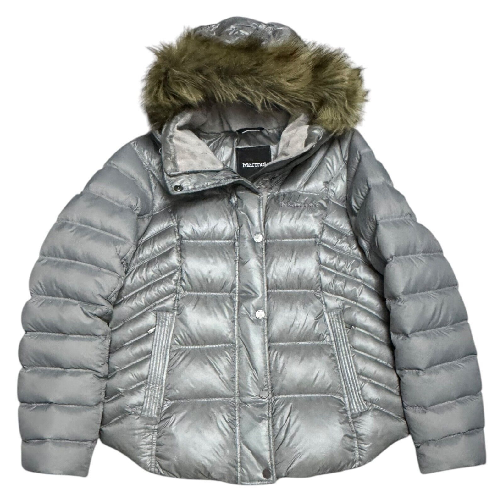 Marmot fur hood jacket clearance
