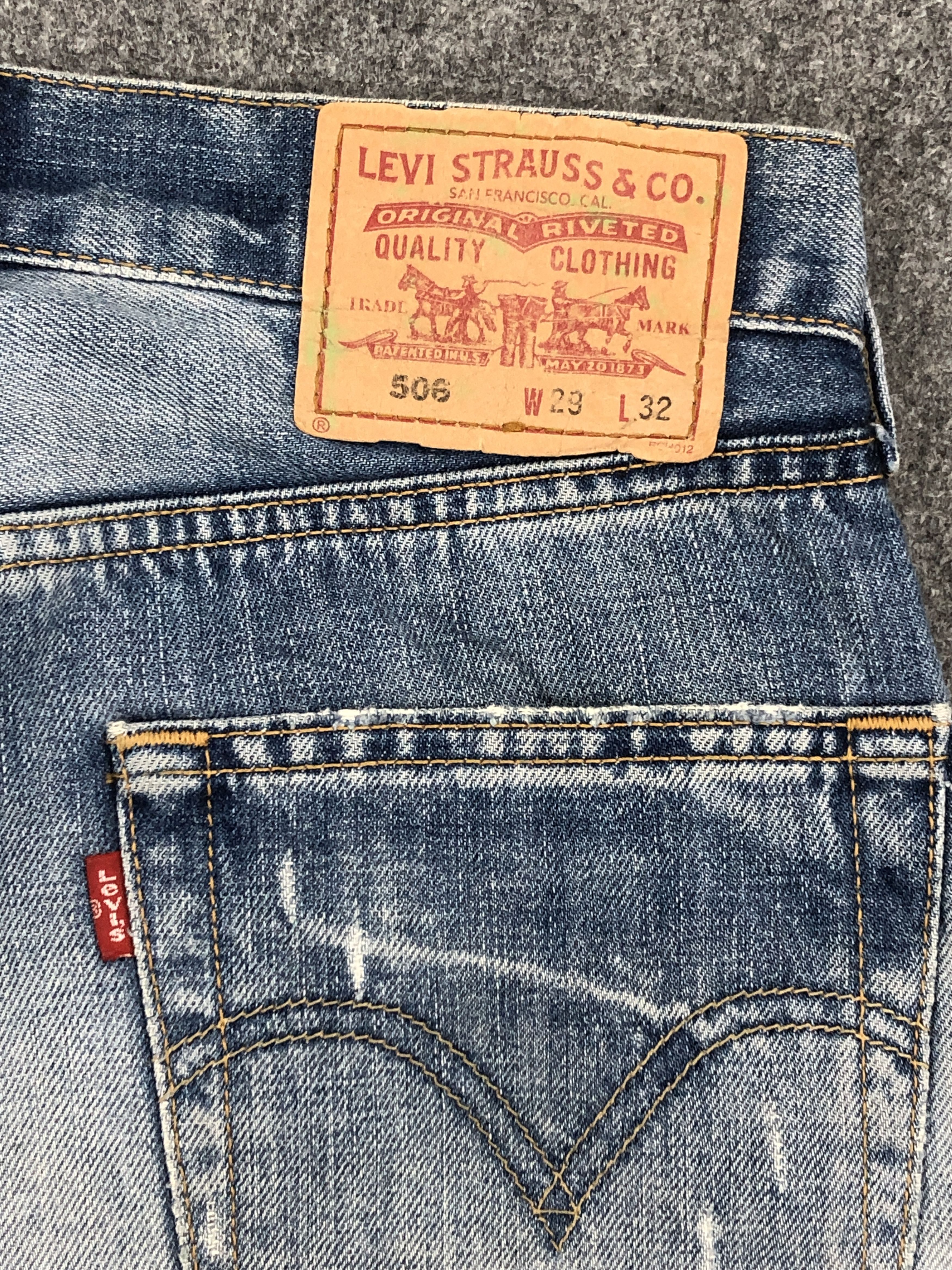 Levi's × Vintage Vintage Levis 506 Faded Blue Jeans DP2295 Size US 28 / EU 44 - 8 Thumbnail